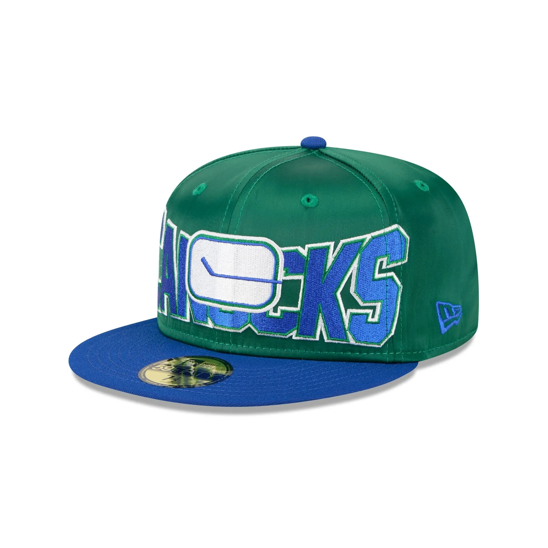 Vancouver Canucks Bold Satin 59FIFTY Fitted Hat sold by New Era