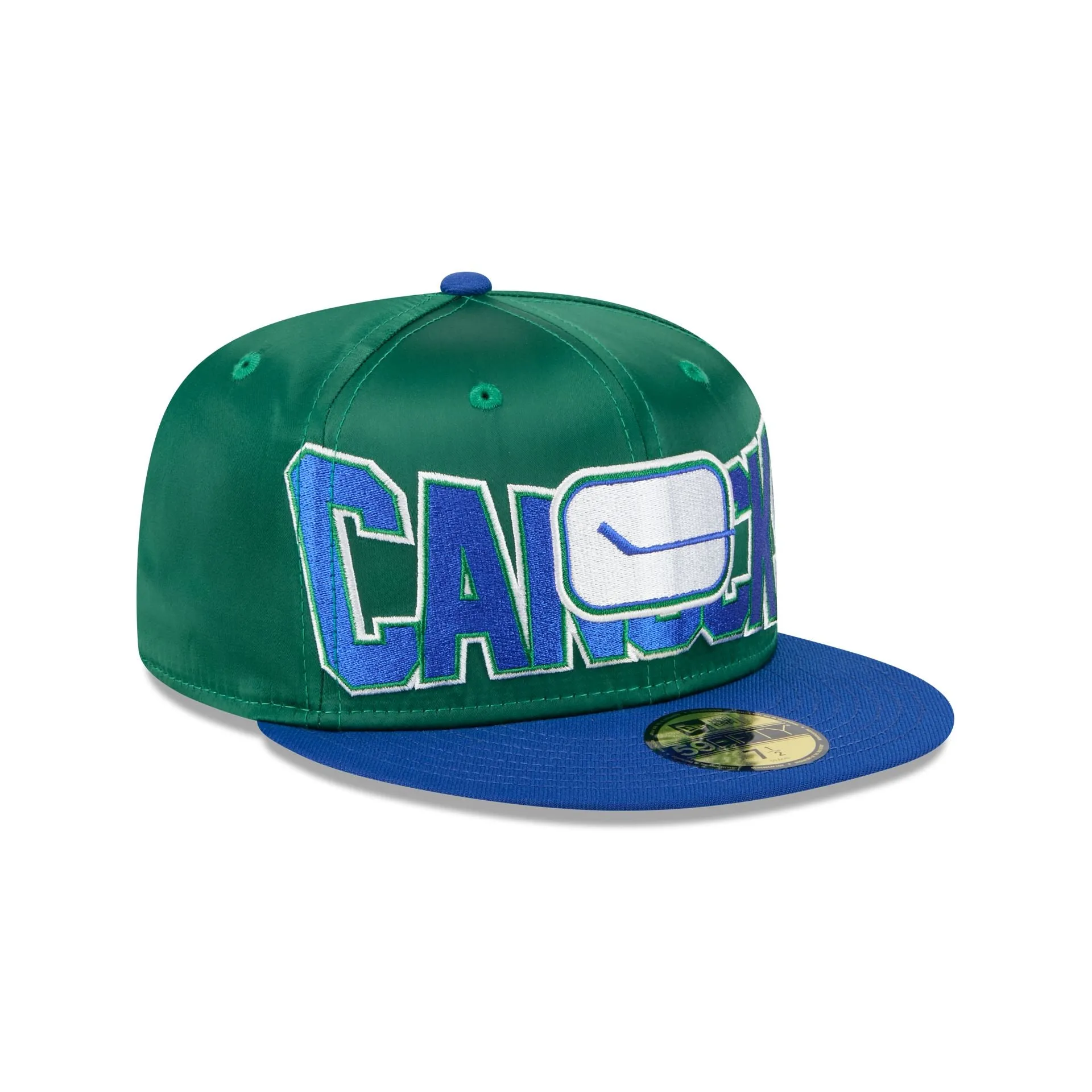 Vancouver Canucks Bold Satin 59FIFTY Fitted Hat sold by New Era product image thumbnail 3