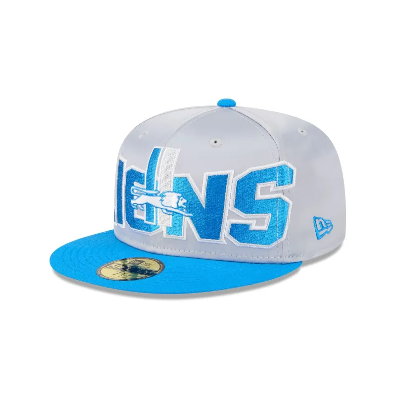 Detroit Lions Bold Satin 59FIFTY Fitted Hat sold by New Era