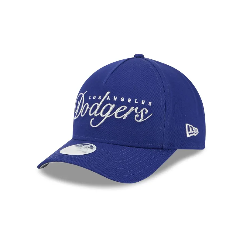 Los Angeles Dodgers Metallic Women's 9FORTY M-Crown A-Frame Snapback Hat sold by New Era
