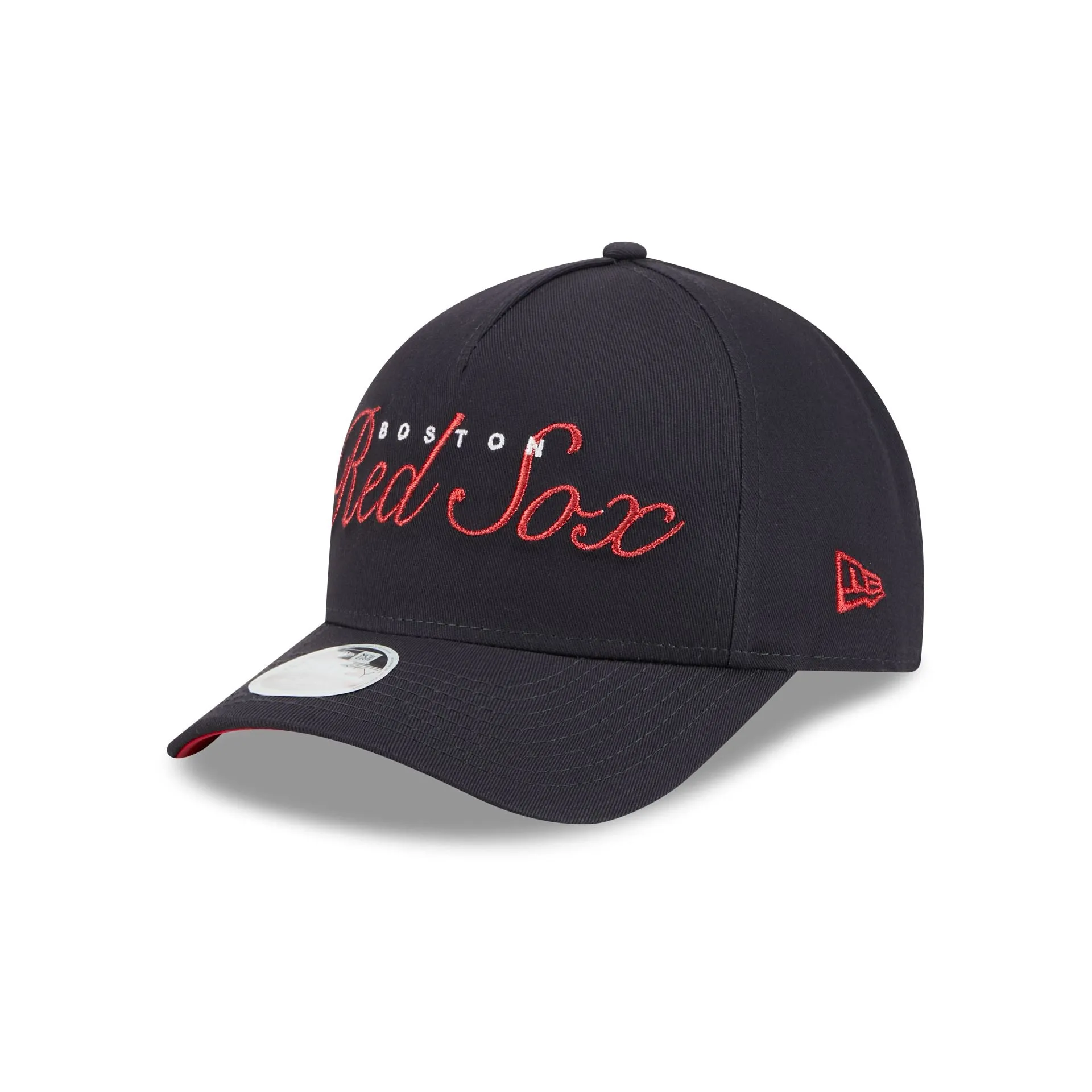 Boston Red Sox Metallic Women's 9FORTY M-Crown A-Frame Snapback Hat sold by New Era