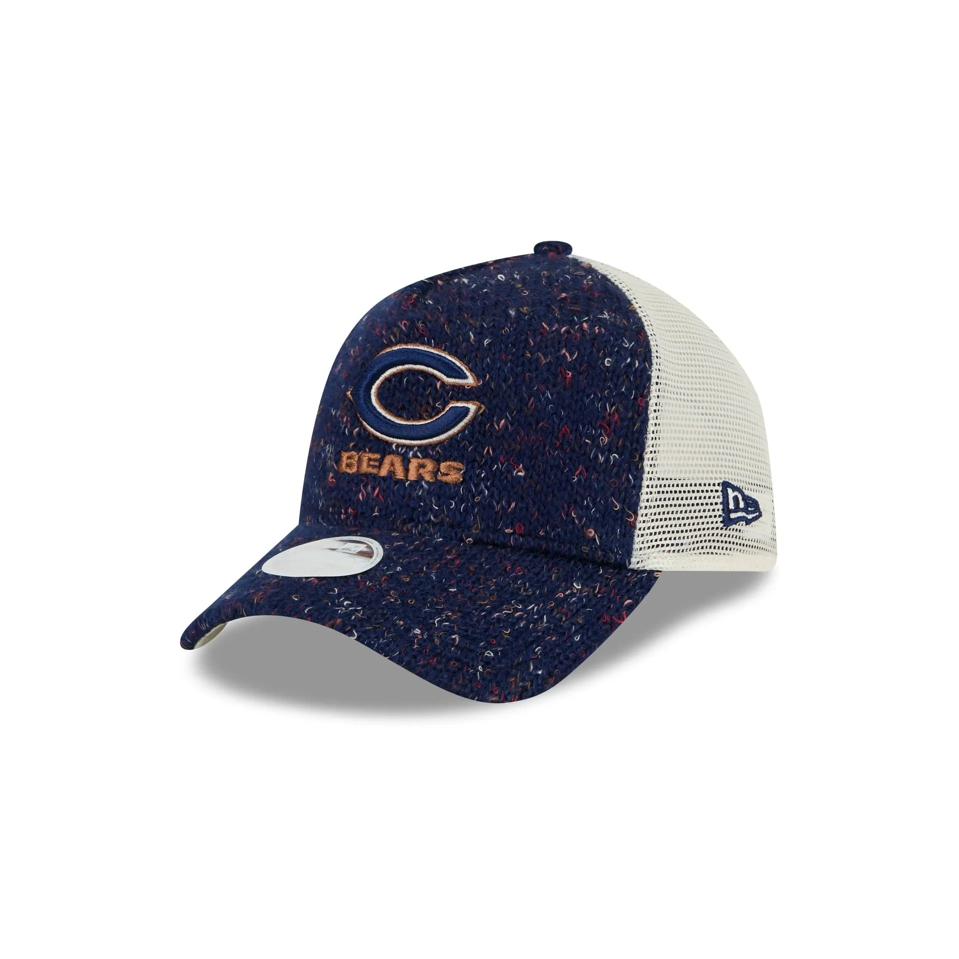Chicago Bears Knit Women's 9FORTY A-Frame Trucker Hat sold by New Era