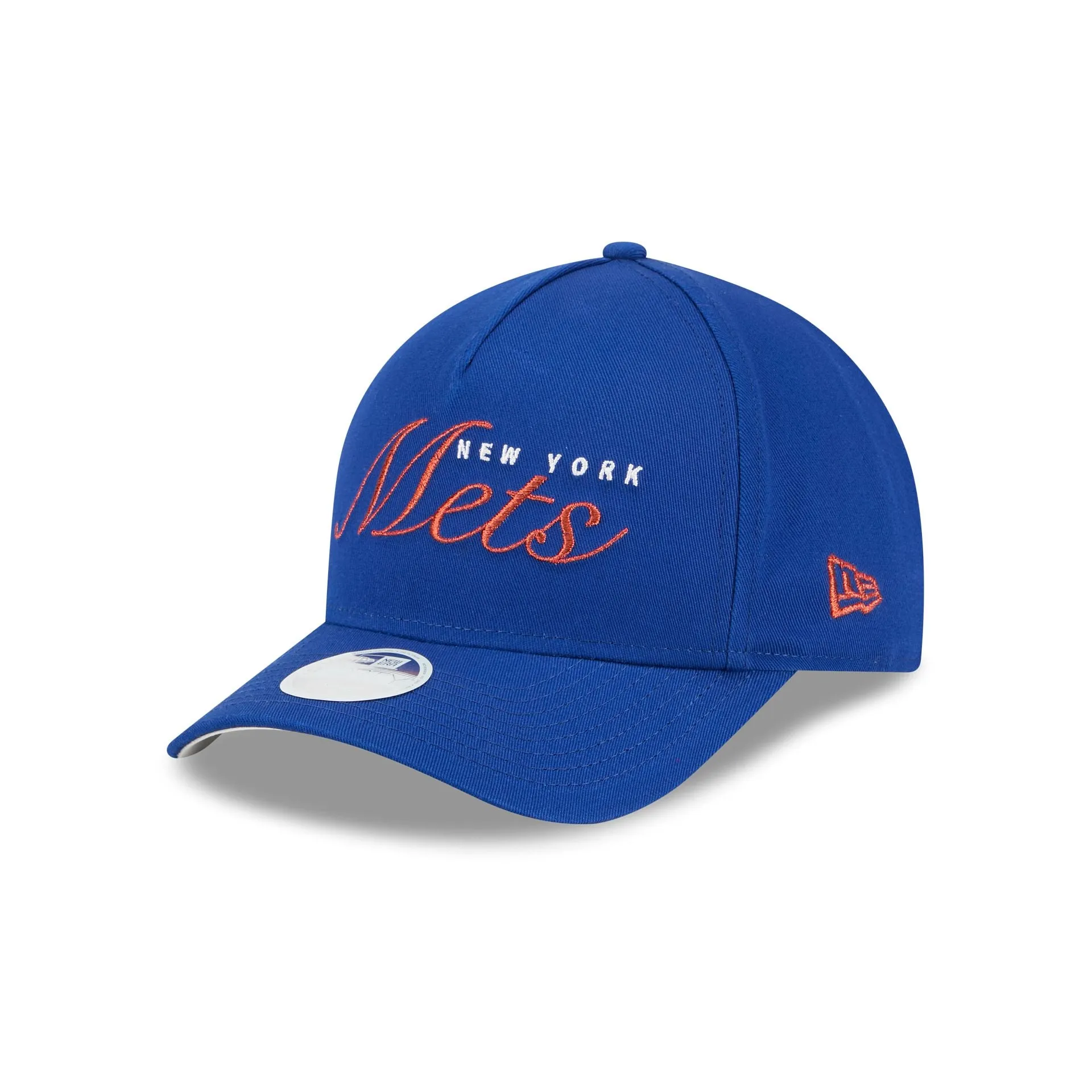 New York Mets Metallic Women's 9FORTY M-Crown A-Frame Snapback Hat sold by New Era