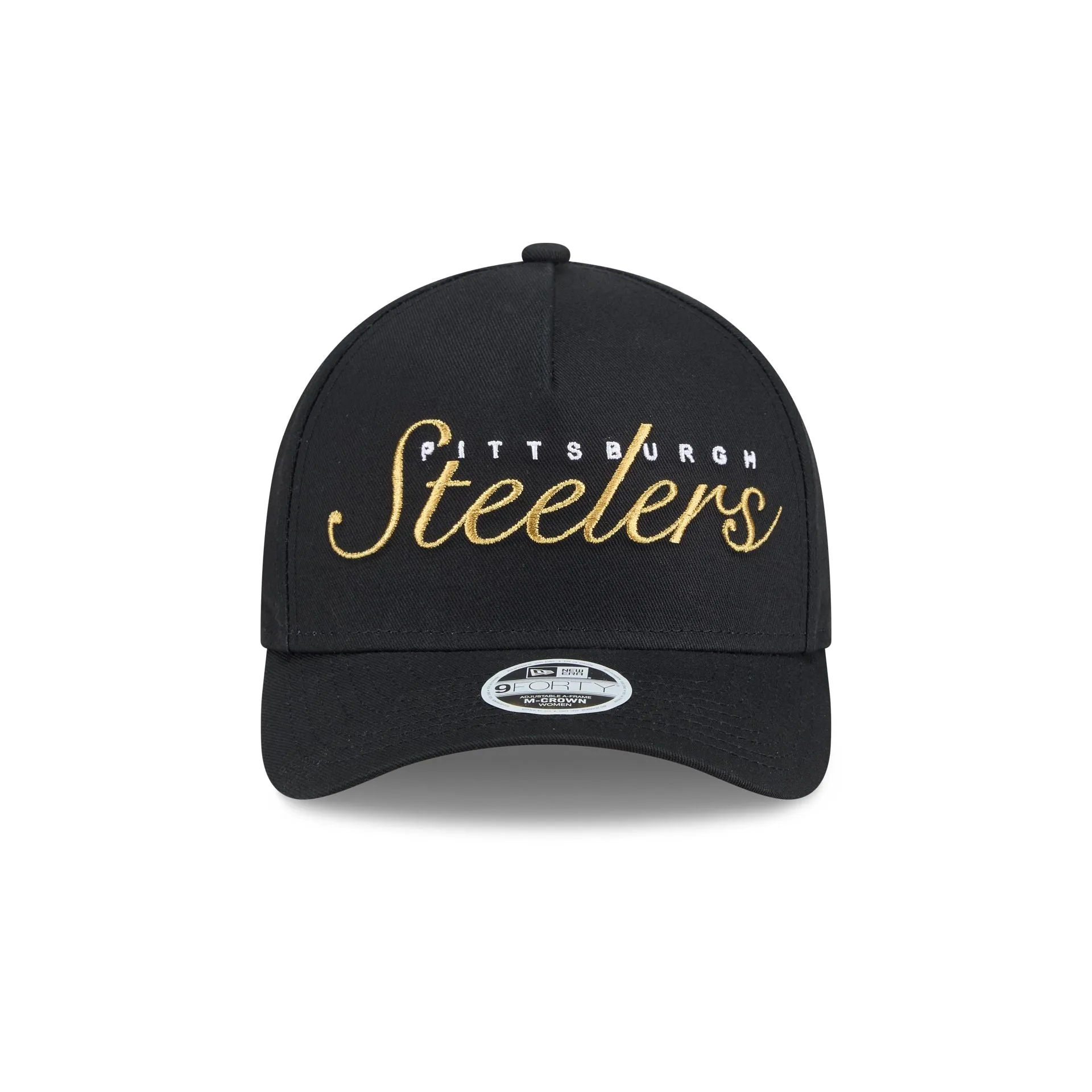 Pittsburgh Steelers Metallic Women's 9FORTY M-Crown A-Frame Snapback Hat sold by New Era product image thumbnail 2