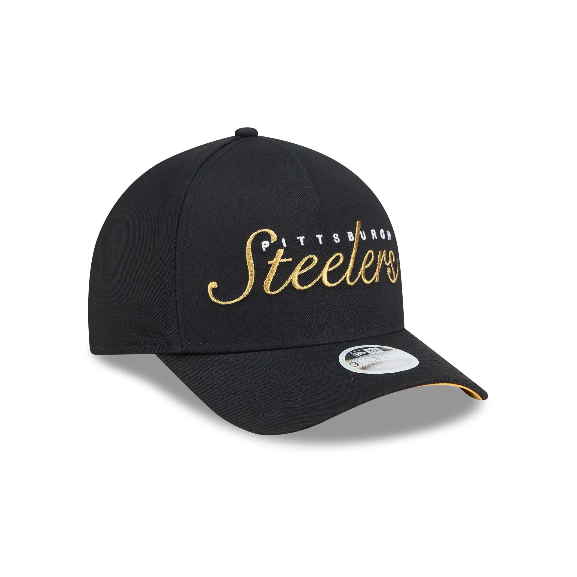 Pittsburgh Steelers Metallic Women's 9FORTY M-Crown A-Frame Snapback Hat sold by New Era product image thumbnail 3