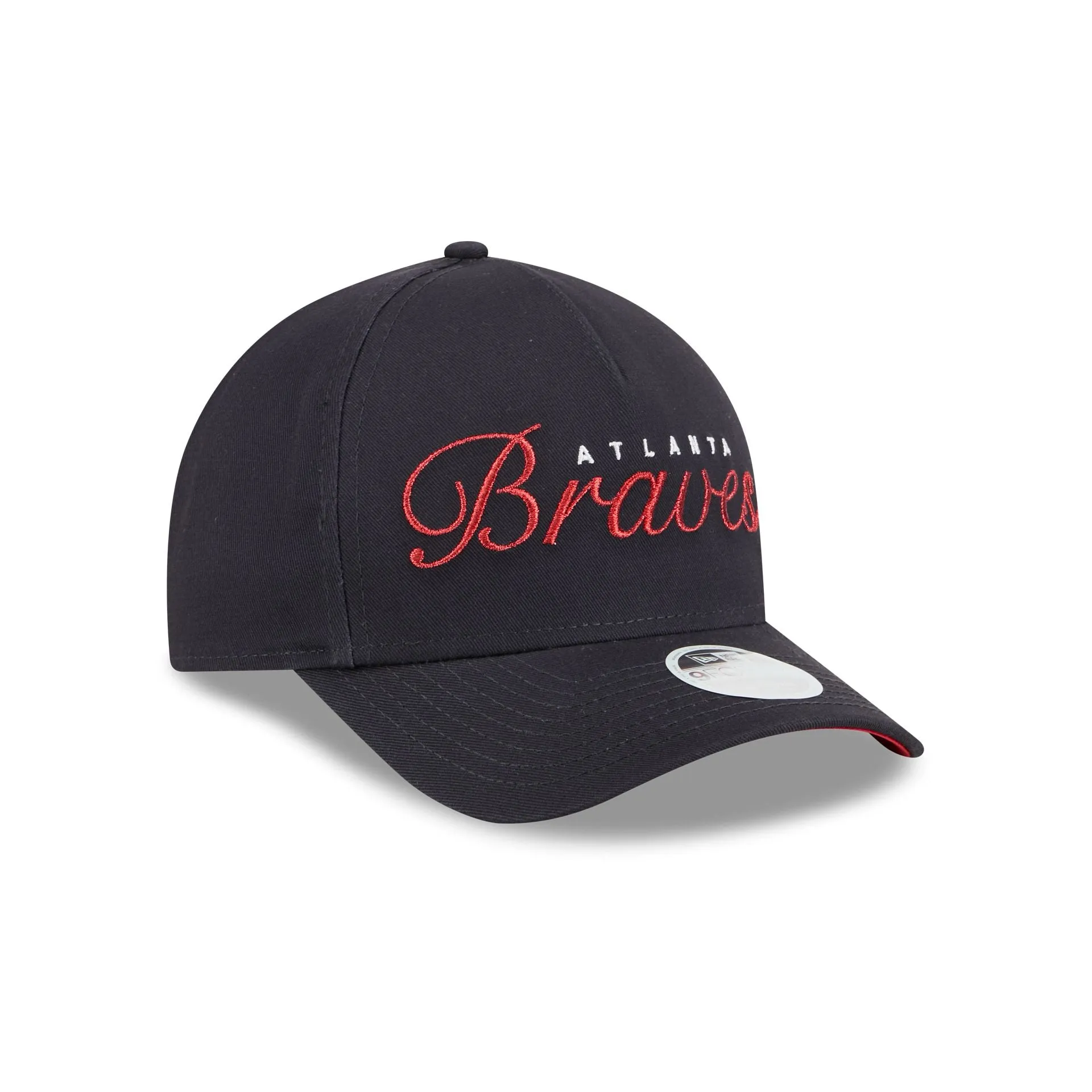 Atlanta Braves Metallic Women's 9FORTY M-Crown A-Frame Snapback Hat sold by New Era product image thumbnail 3