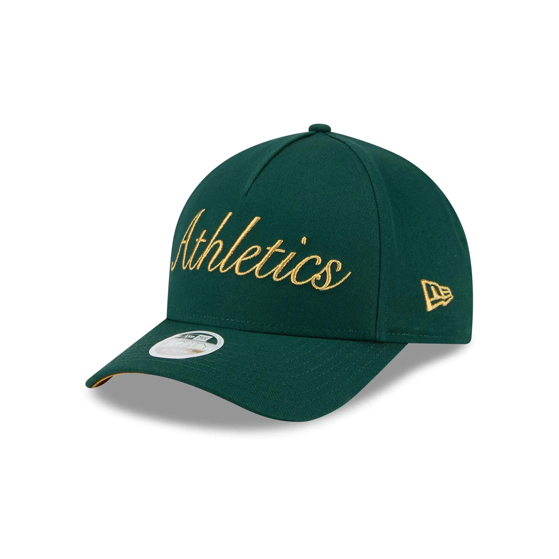 Athletics Metallic Women's 9FORTY M-Crown A-Frame Snapback Hat sold by New Era