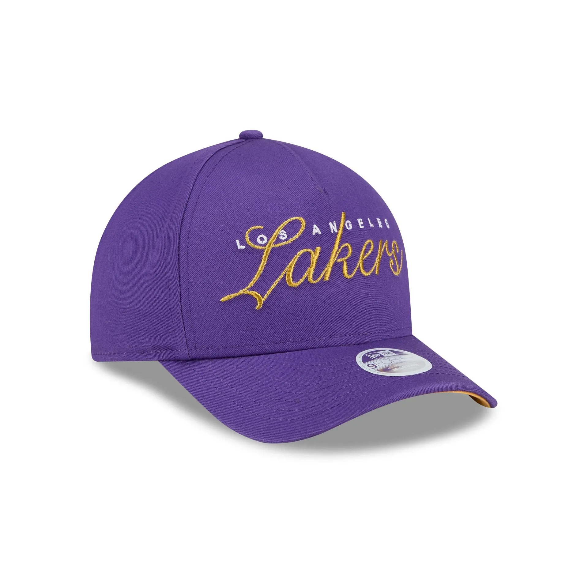 Los Angeles Lakers Metallic Women's 9FORTY M-Crown A-Frame Snapback Hat sold by New Era product image thumbnail 3