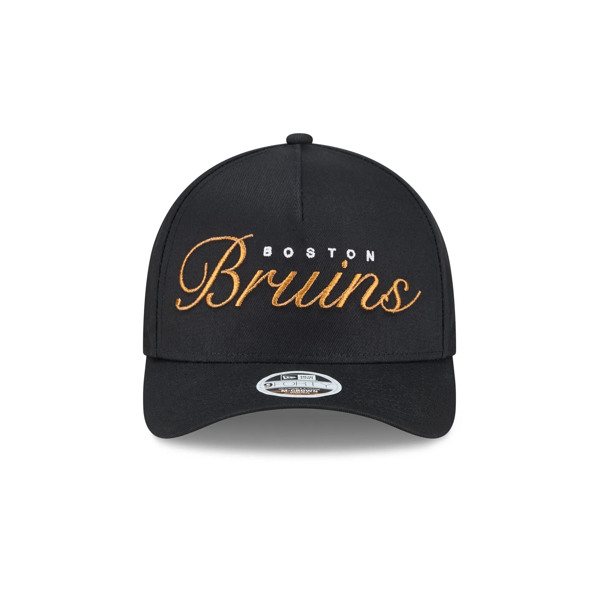 Boston Bruins Metallic Women's 9FORTY M-Crown A-Frame Snapback Hat sold by New Era product image thumbnail 2