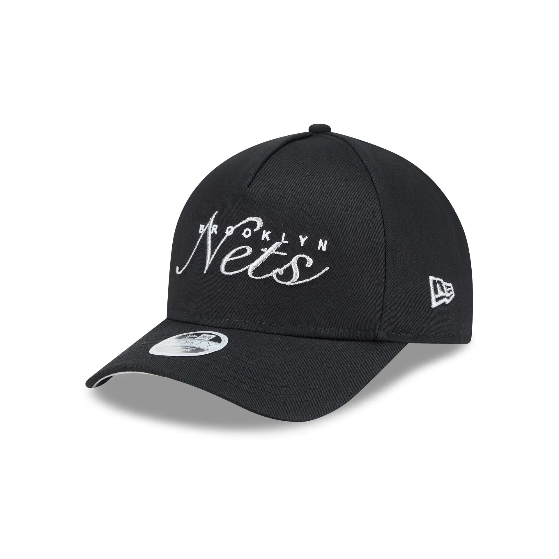 Brooklyn Nets Metallic Women's 9FORTY M-Crown A-Frame Snapback Hat sold by New Era
