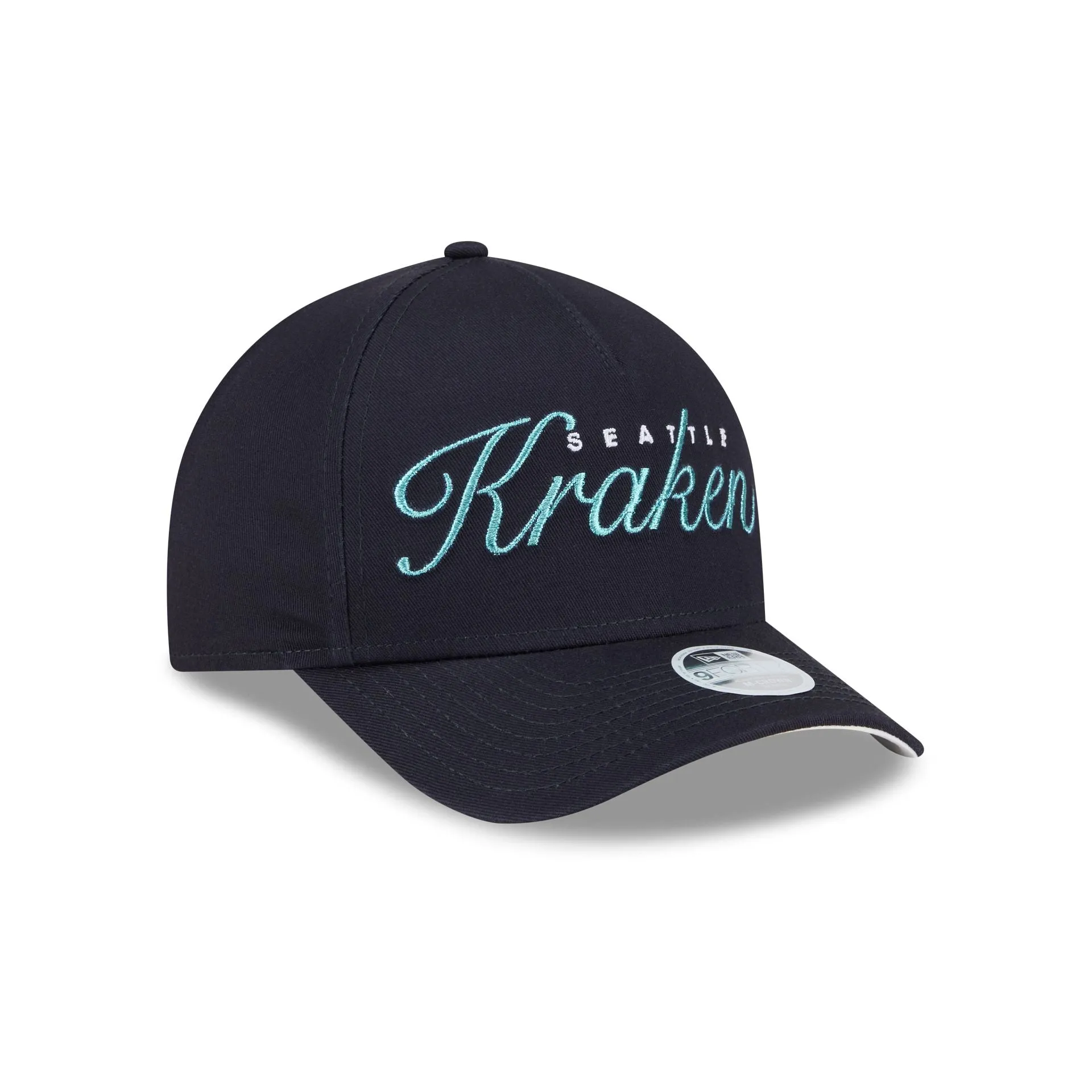 Seattle Kraken Metallic Women's 9FORTY M-Crown A-Frame Snapback Hat sold by New Era product image thumbnail 3