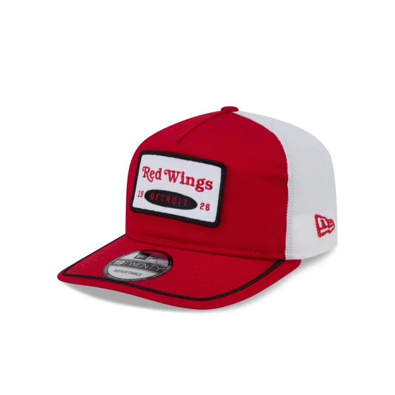 Detroit Red Wings Patch 19TWENTY Trucker Hat made by New Era