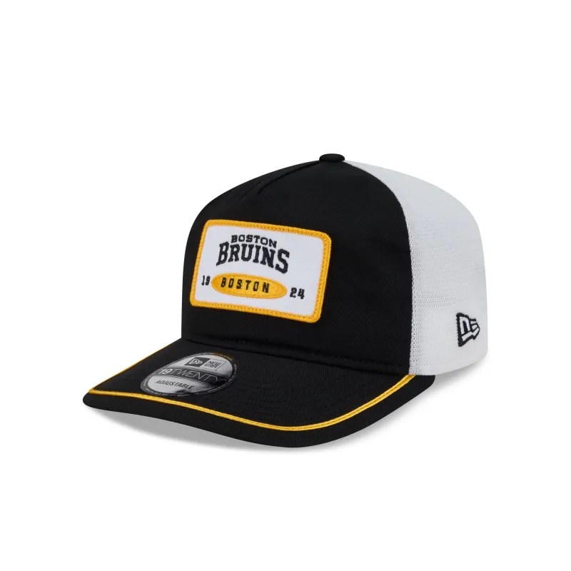 Boston Bruins Patch 19TWENTY Trucker Hat sold by New Era