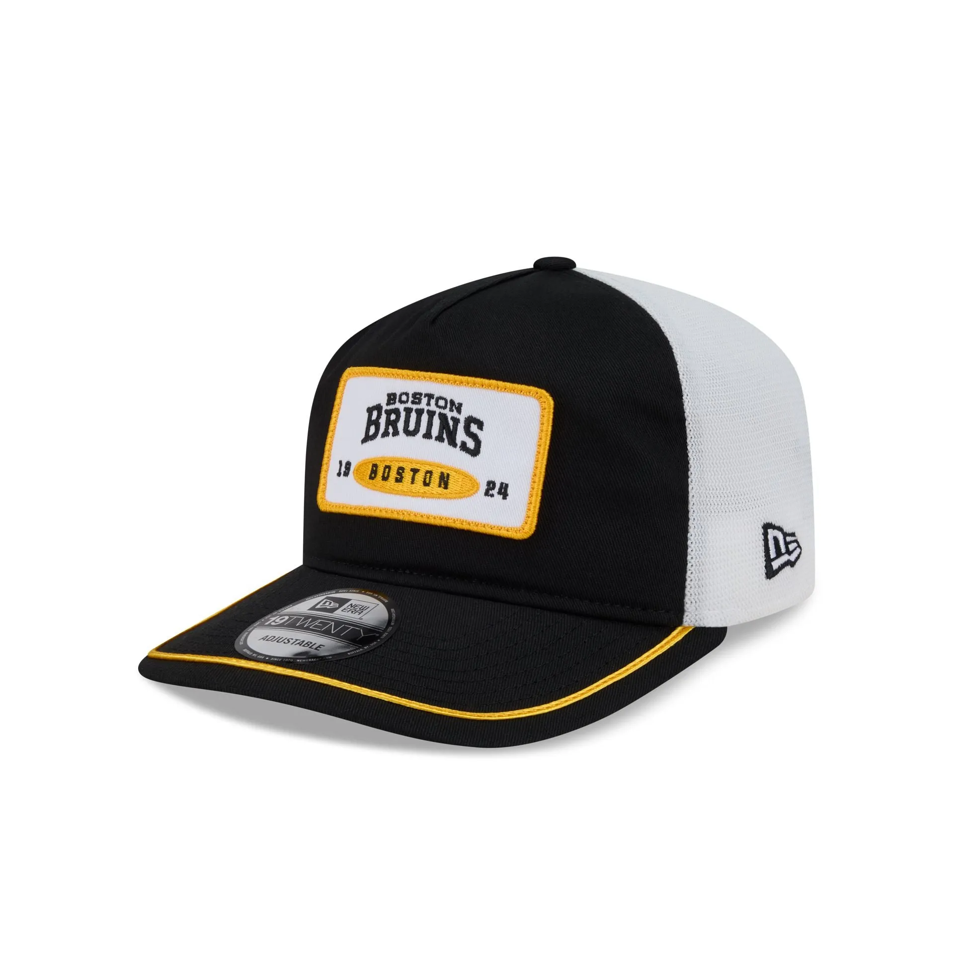 Boston Bruins Patch 19TWENTY Trucker Hat sold by New Era