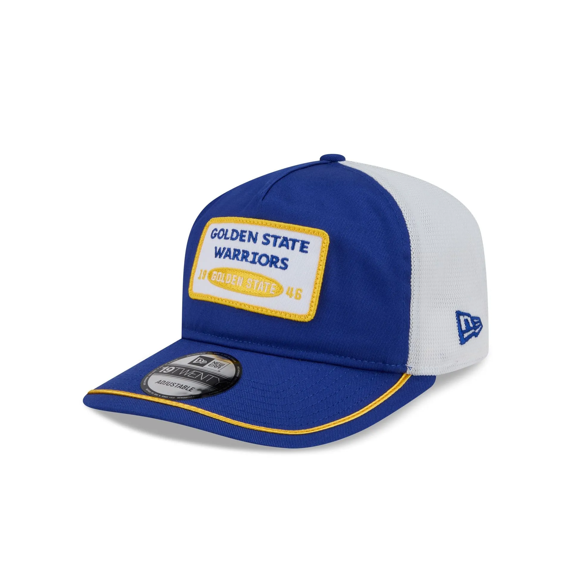 Golden State Warriors Patch 19TWENTY Trucker Hat sold by New Era