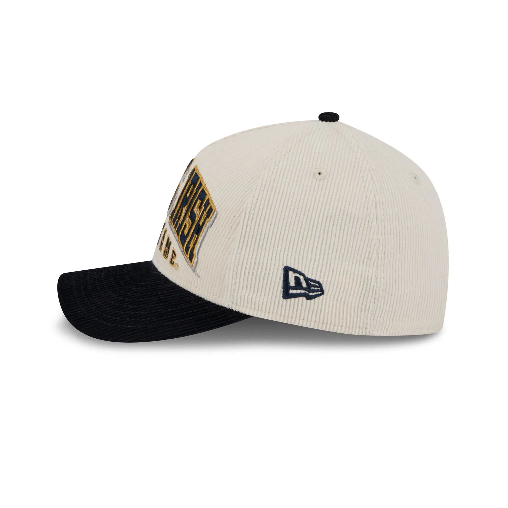 Notre Dame Fighting Irish Stacked Corduroy 9FORTY M-Crown A-Frame Snapback Hat sold by New Era product image thumbnail 5