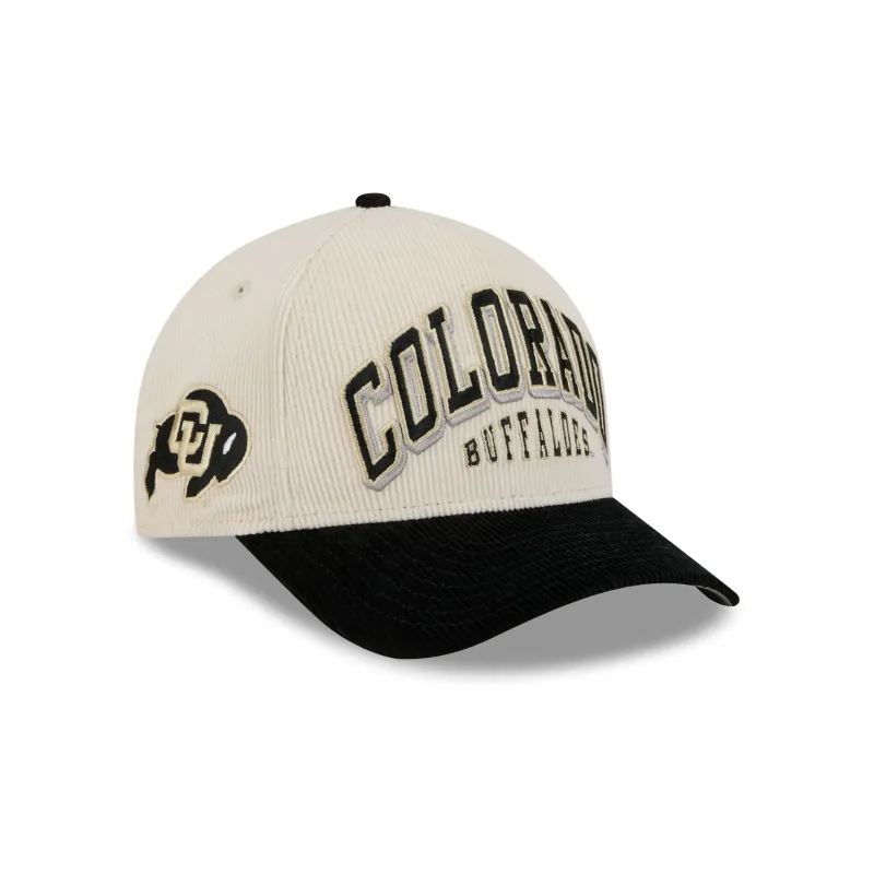 Colorado Buffaloes Stacked Corduroy 9FORTY M-Crown A-Frame Snapback Hat sold by New Era