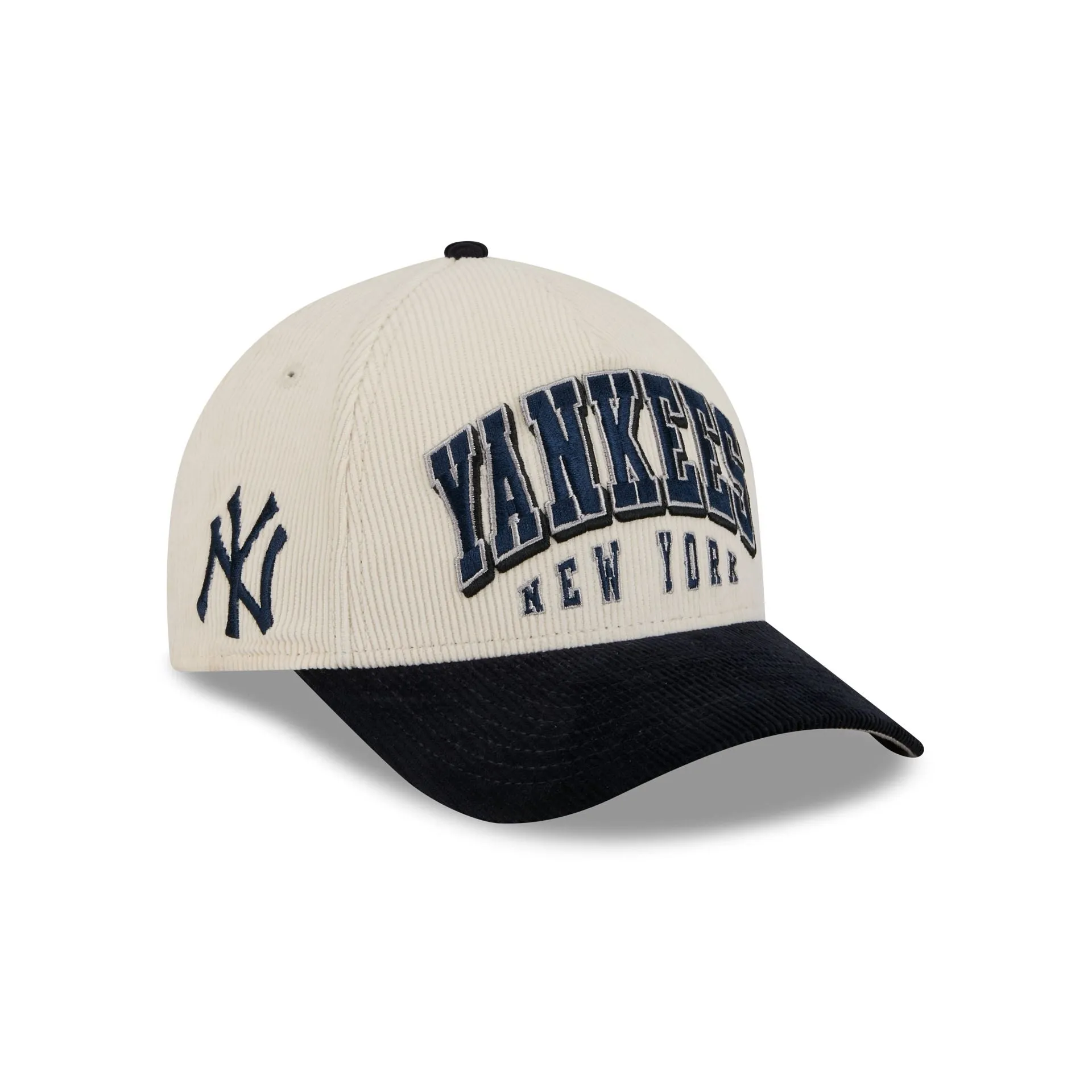 New York Yankees Stacked Corduroy 9FORTY M-Crown A-Frame Snapback Hat sold by New Era