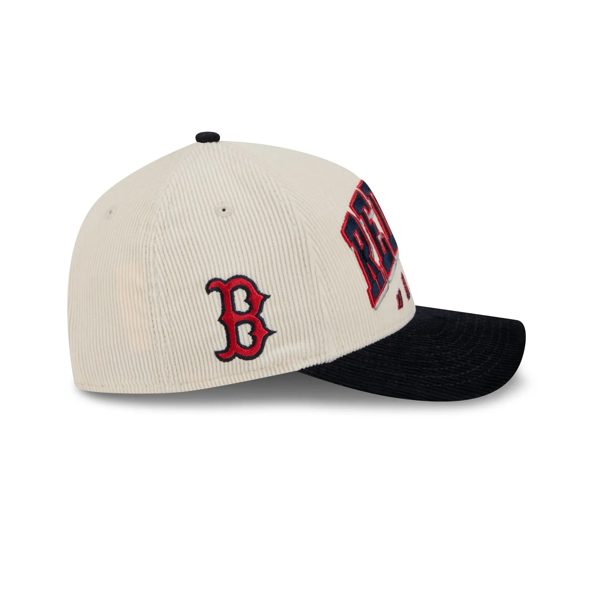 Boston Red Sox Stacked Corduroy 9FORTY M-Crown A-Frame Snapback Hat sold by New Era product image thumbnail 4