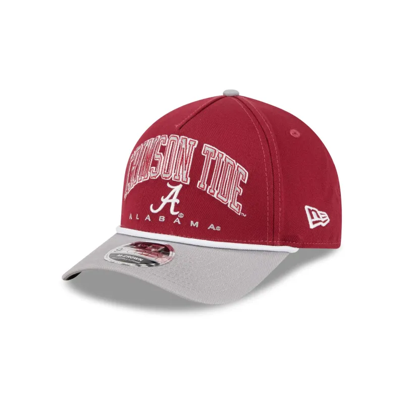 Alabama Crimson Tide Arch 9FORTY M-Crown A-Frame Snapback Hat sold by New Era