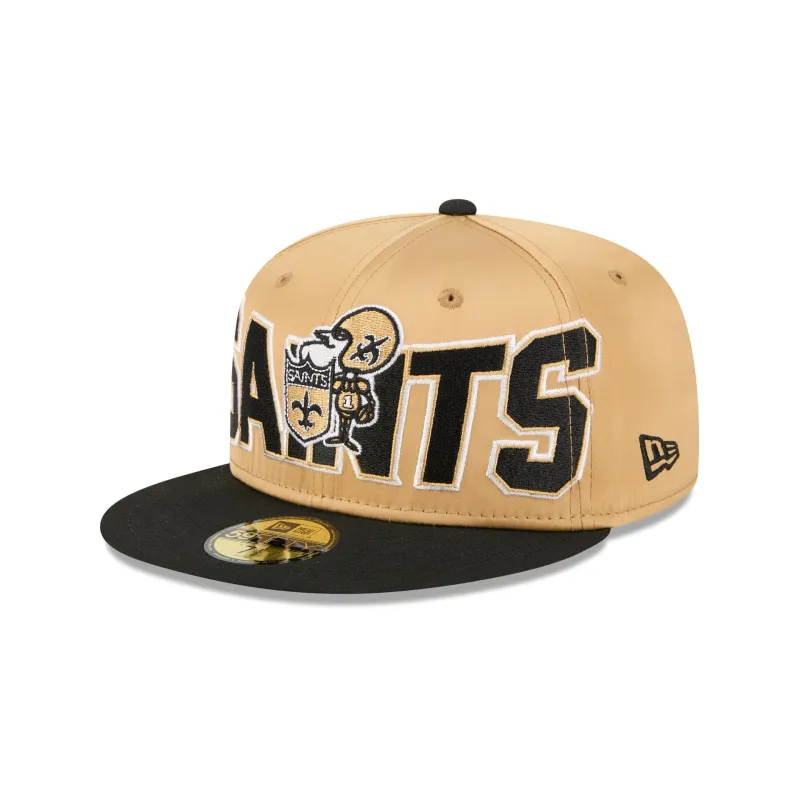 New Orleans Saints Bold Satin 59FIFTY Fitted Hat sold by New Era