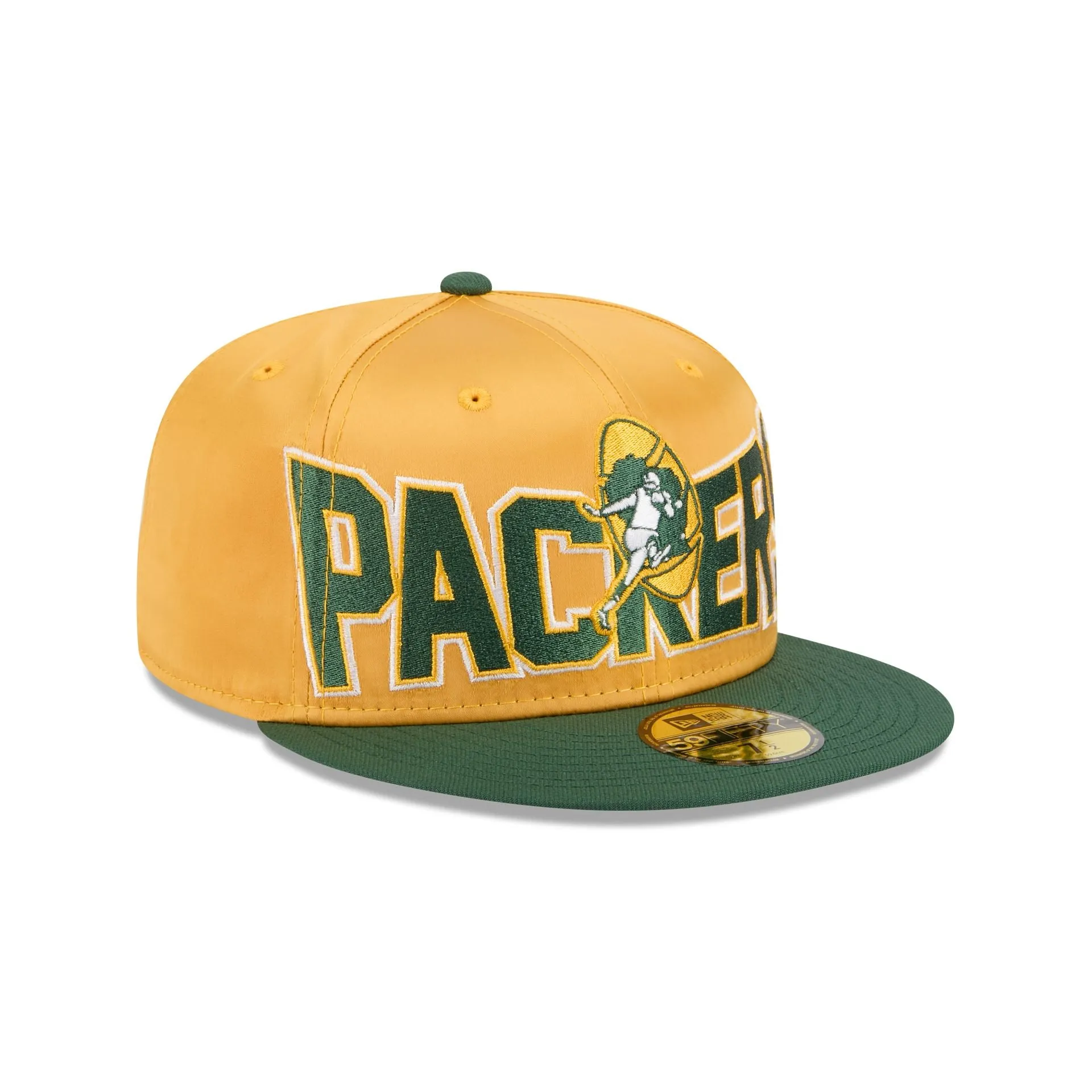 Green Bay Packers Bold Satin 59FIFTY Fitted Hat sold by New Era product image thumbnail 3