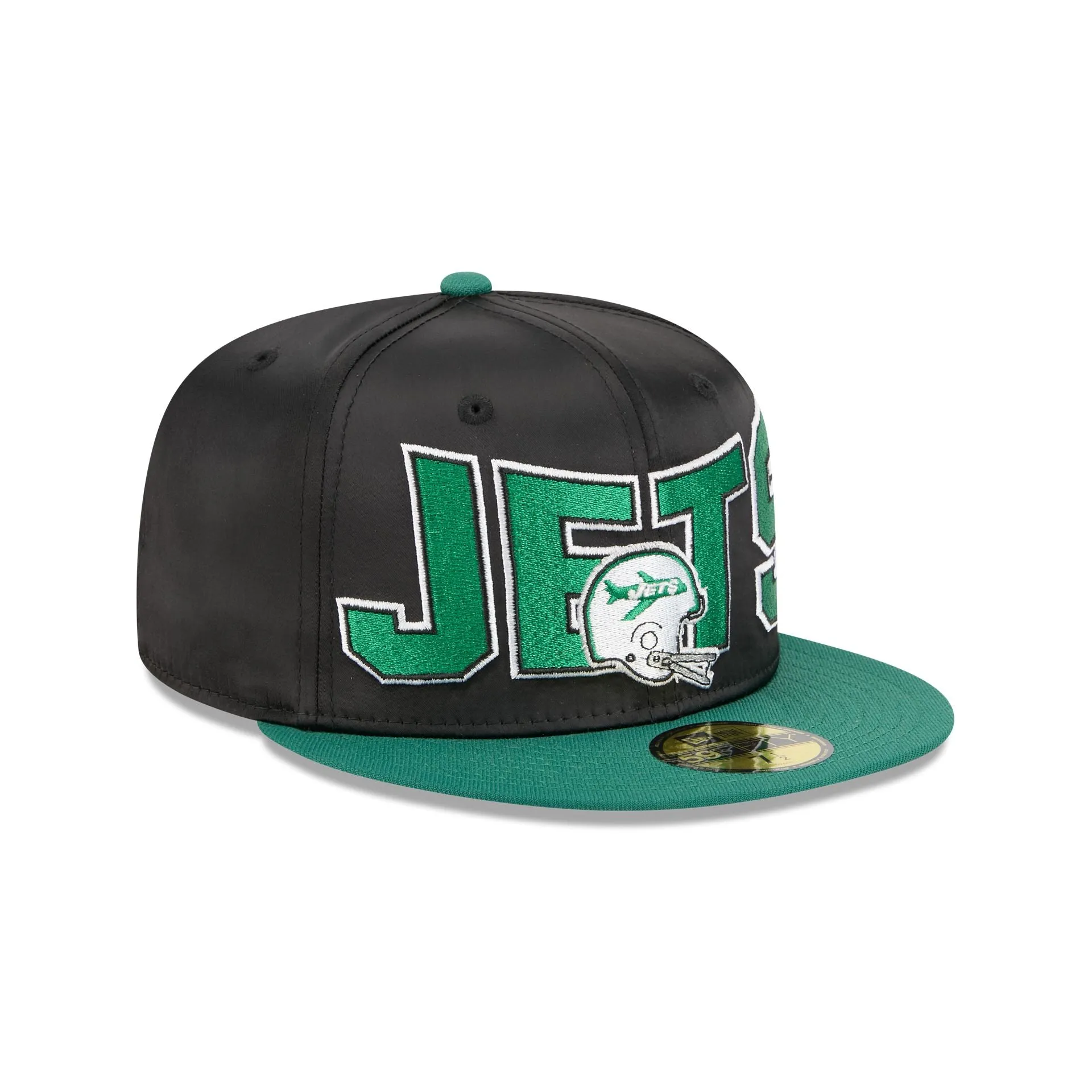 New York Jets Bold Satin 59FIFTY Fitted Hat sold by New Era product image thumbnail 3