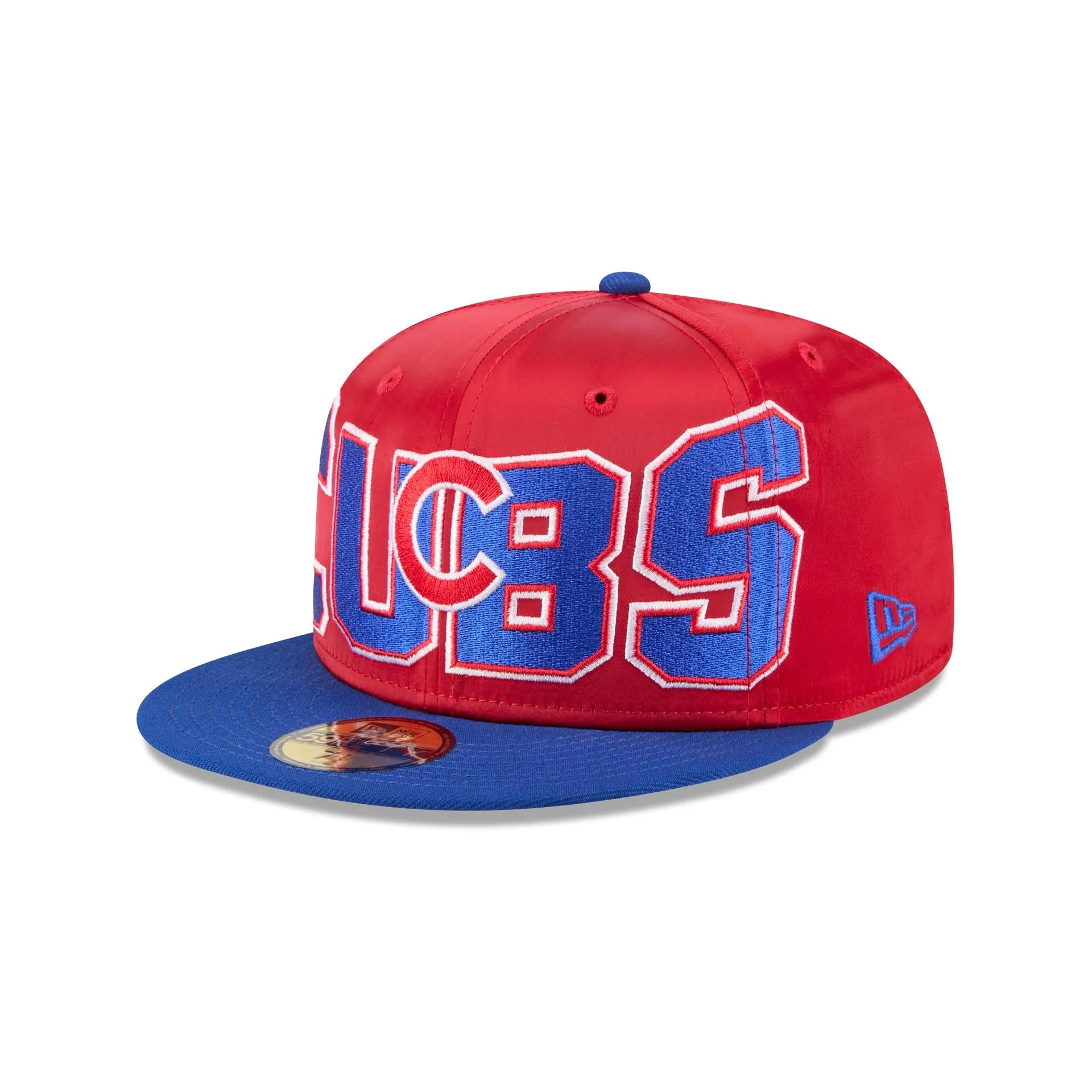 Chicago Cubs Bold Satin 59FIFTY Fitted Hat sold by New Era