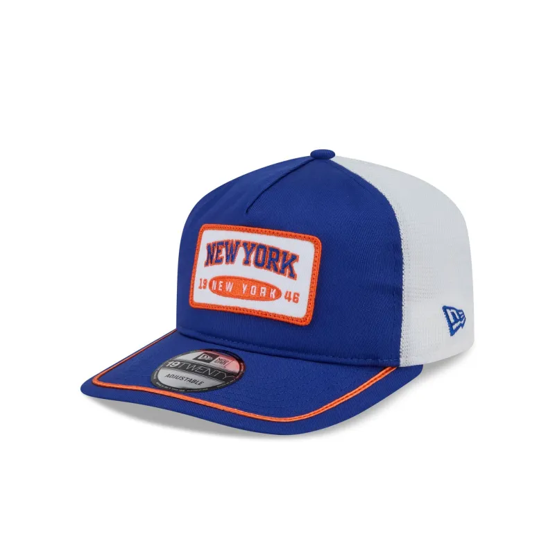 New York Knicks Patch 19TWENTY Trucker Hat made by New Era