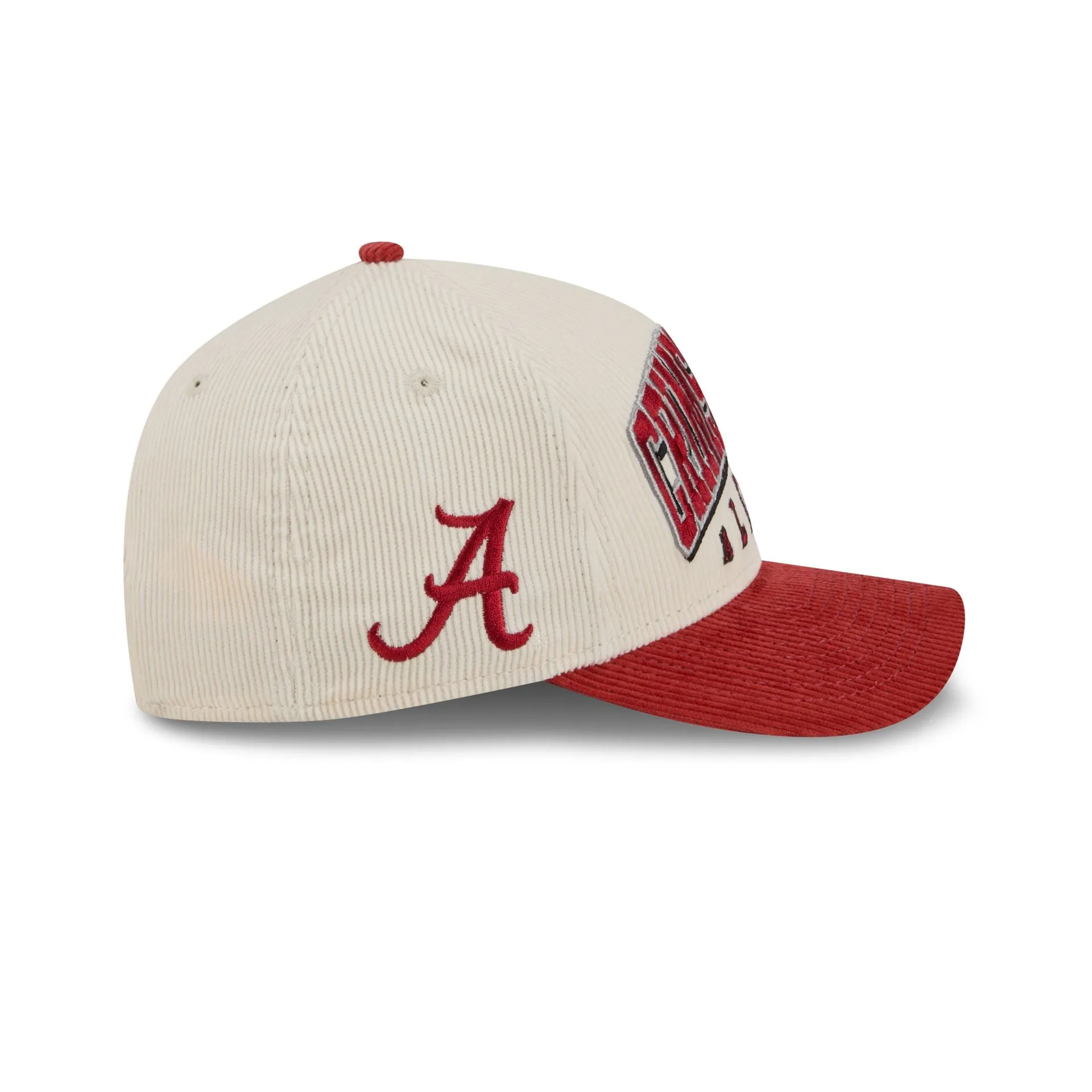 Alabama Crimson Tide Stacked Corduroy 9FORTY M-Crown A-Frame Snapback Hat sold by New Era product image thumbnail 4