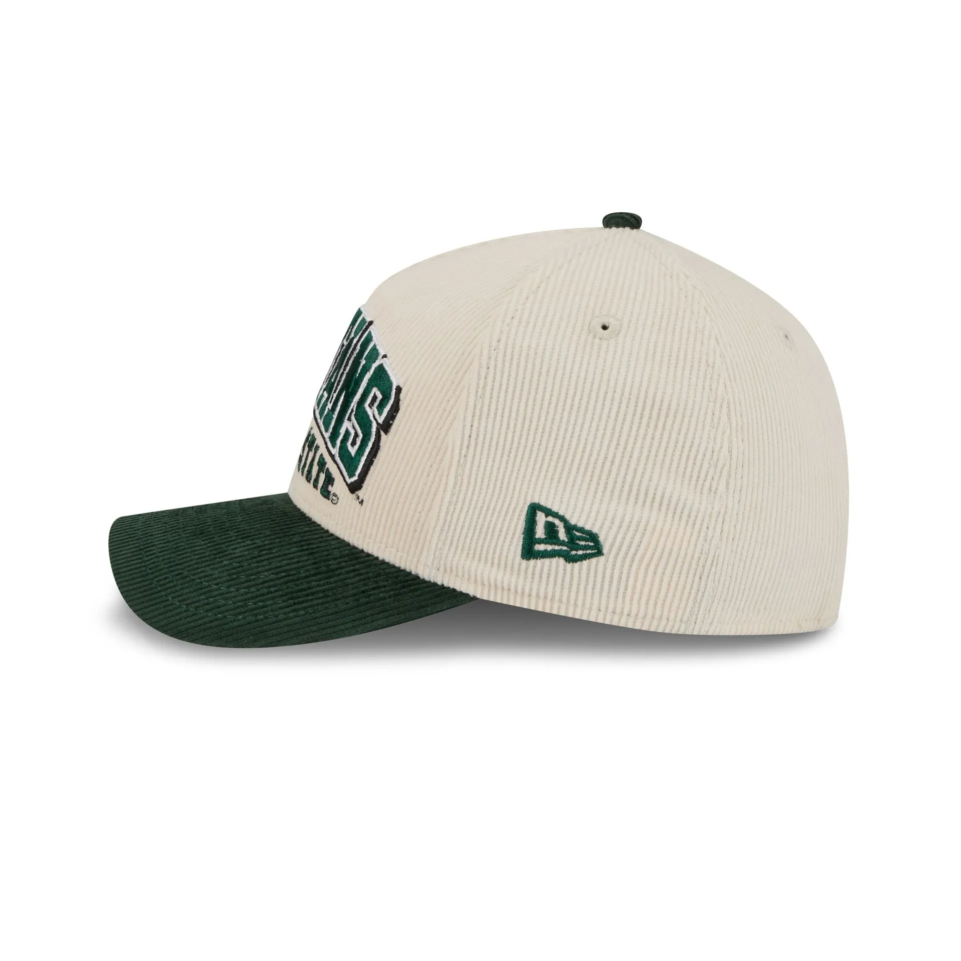 Michigan State Spartans Stacked Corduroy 9FORTY M-Crown A-Frame Snapback Hat sold by New Era product image thumbnail 5