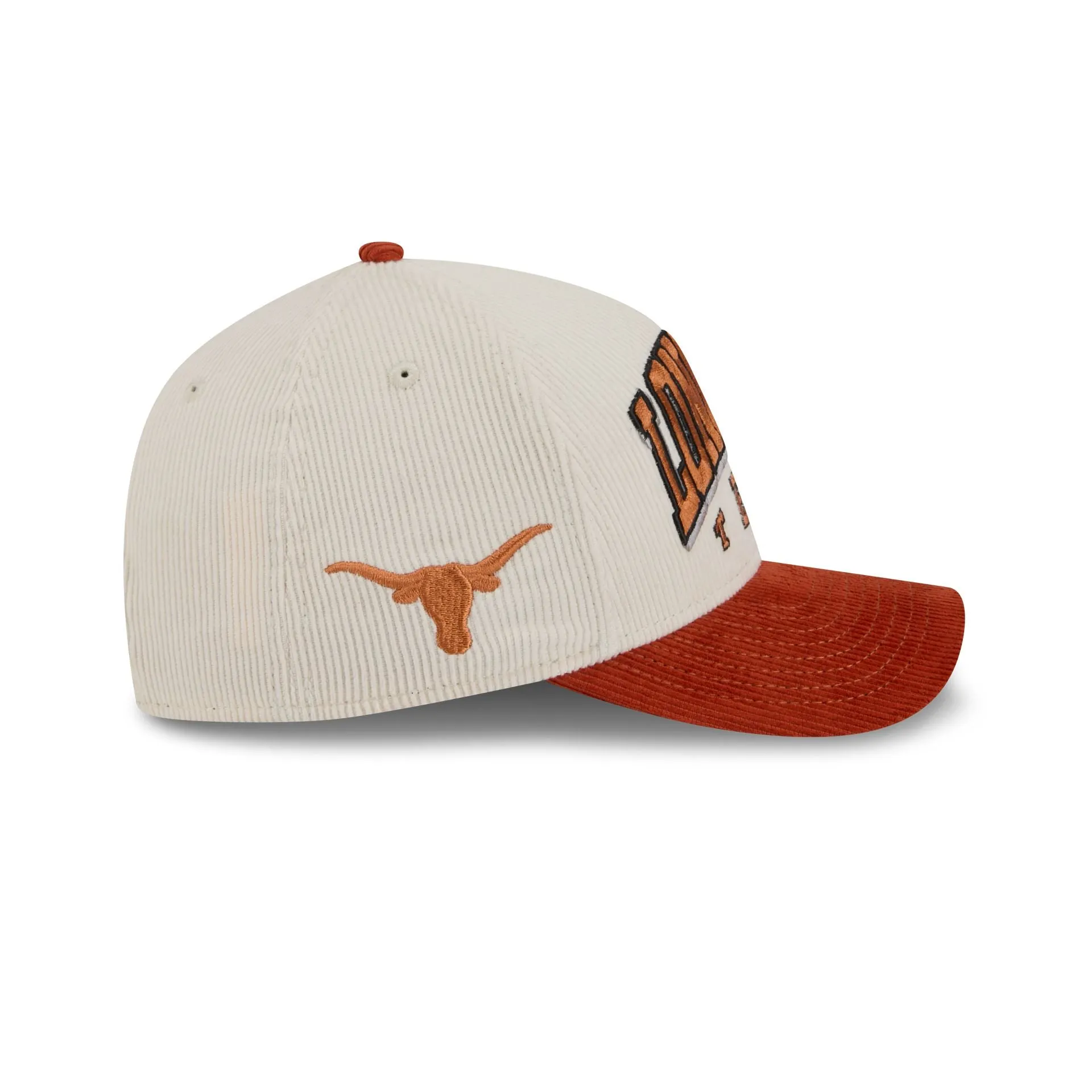 Texas Longhorns Stacked Corduroy 9FORTY M-Crown A-Frame Snapback Hat sold by New Era product image thumbnail 4