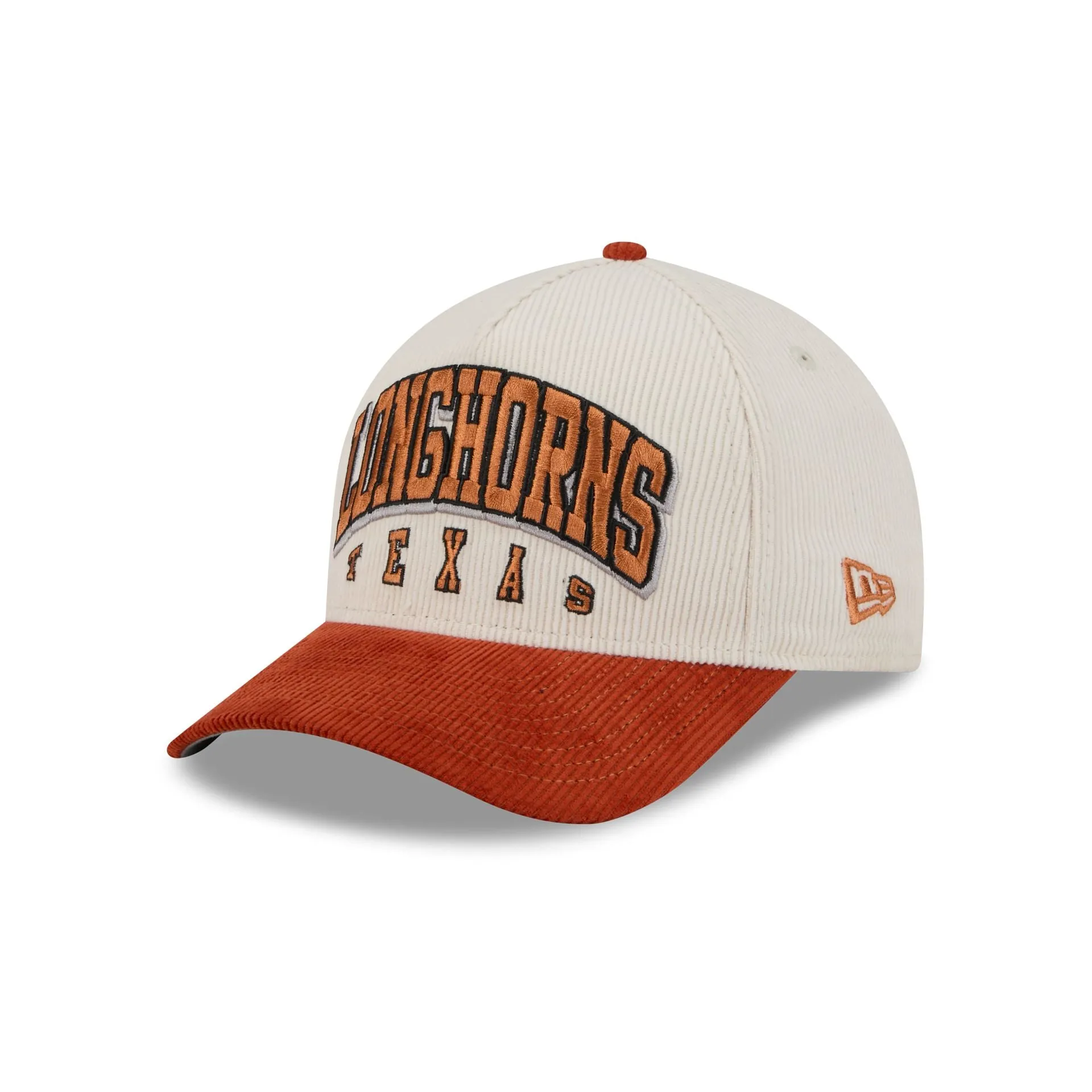 Texas Longhorns Stacked Corduroy 9FORTY M-Crown A-Frame Snapback Hat sold by New Era product image thumbnail 3