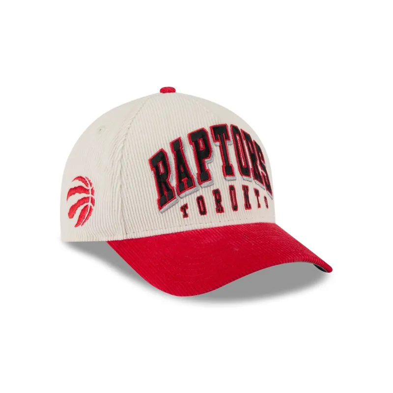 Toronto Raptors Stacked Corduroy 9FORTY M-Crown A-Frame Snapback Hat sold by New Era