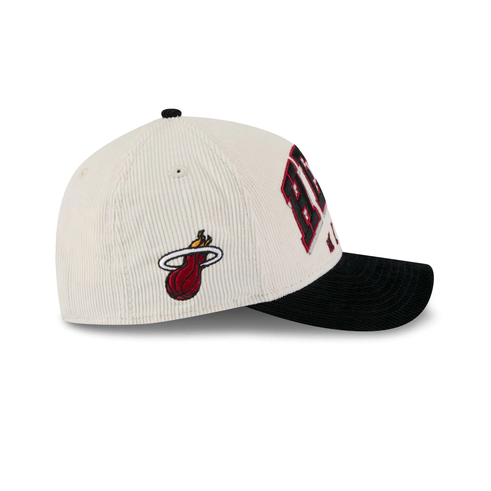 Miami Heat Stacked Corduroy 9FORTY M-Crown A-Frame Snapback Hat sold by New Era product image thumbnail 4