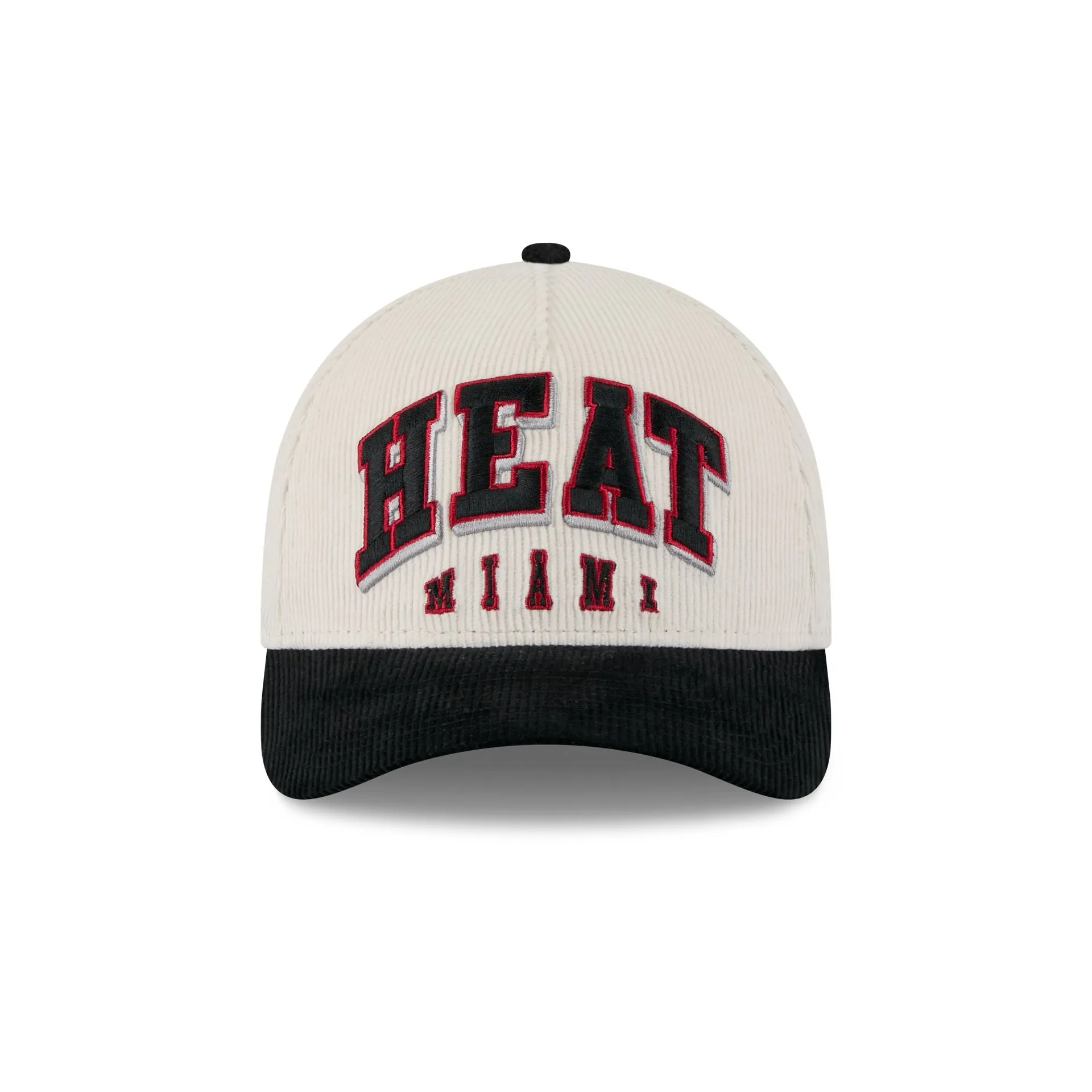 Miami Heat Stacked Corduroy 9FORTY M-Crown A-Frame Snapback Hat sold by New Era product image thumbnail 2
