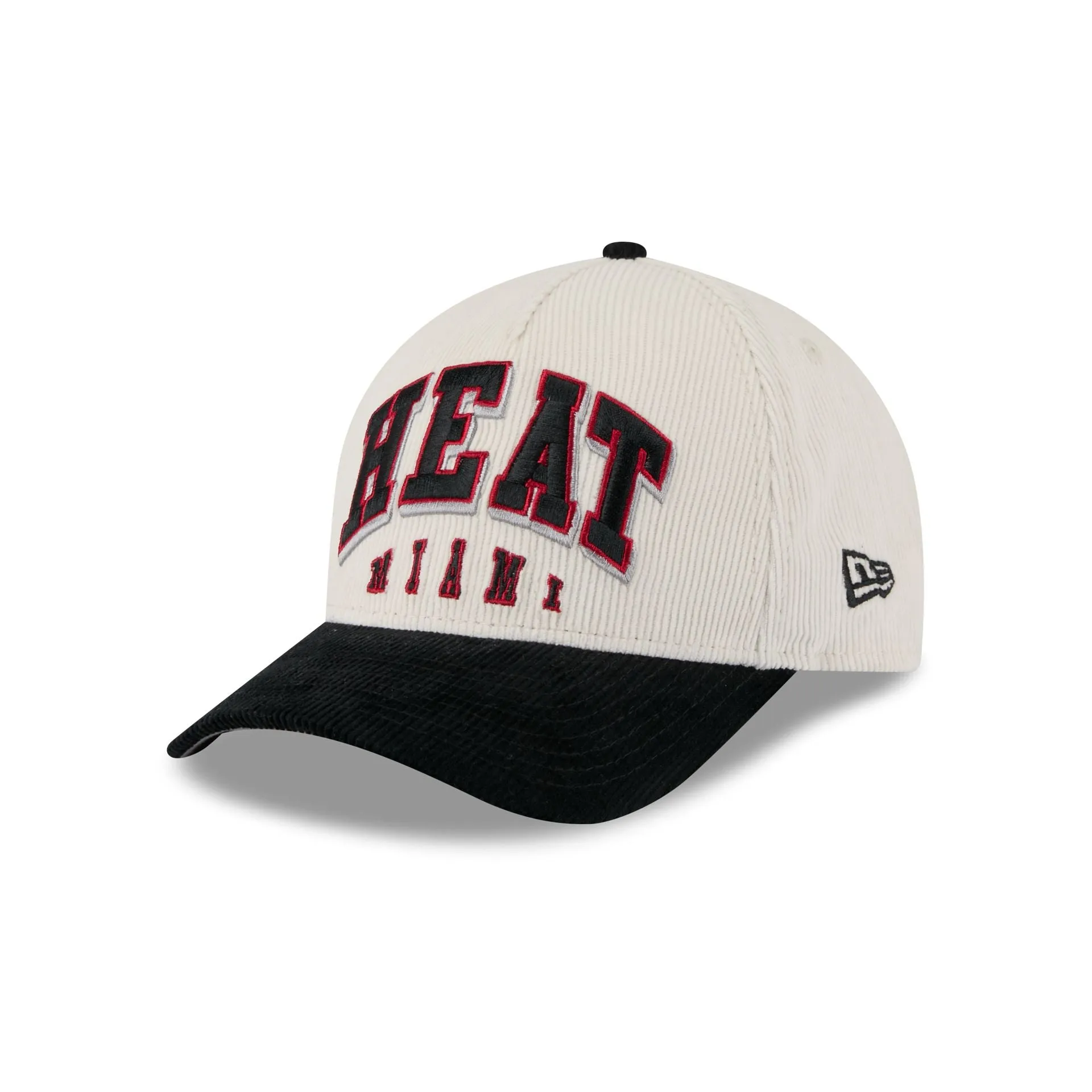Miami Heat Stacked Corduroy 9FORTY M-Crown A-Frame Snapback Hat sold by New Era product image thumbnail 3