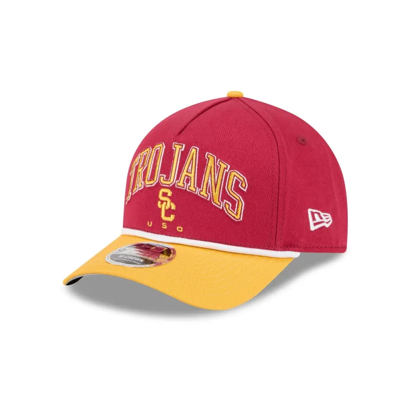 USC Trojans Arch 9FORTY M-Crown A-Frame Snapback Hat sold by New Era