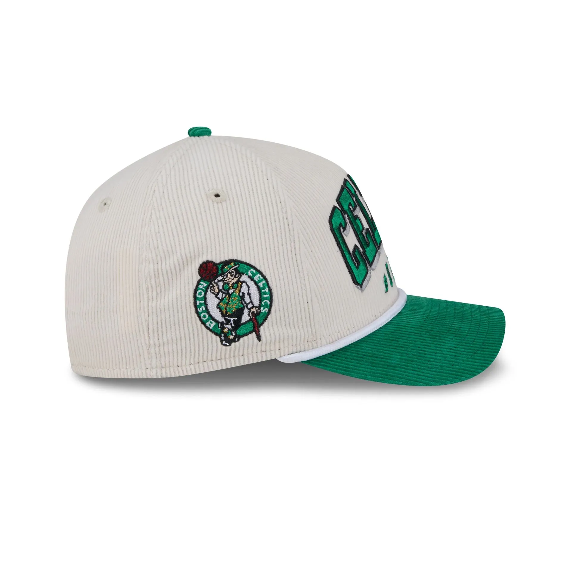 Boston Celtics Stacked Corduroy 9FORTY M-Crown A-Frame Snapback Hat sold by New Era product image thumbnail 4