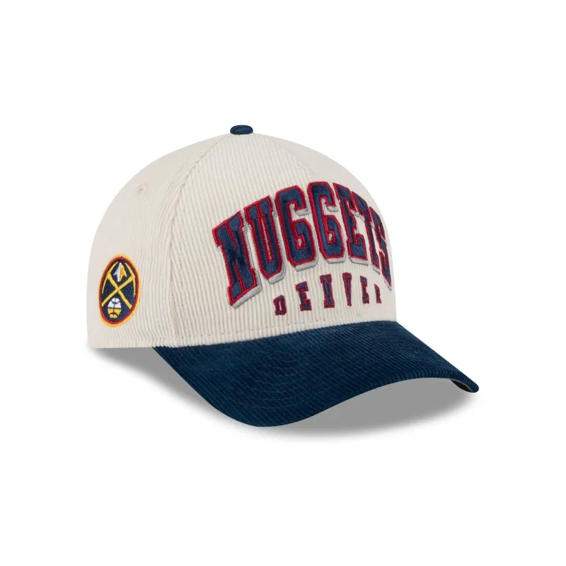 Denver Nuggets Stacked Corduroy 9FORTY M-Crown A-Frame Snapback Hat sold by New Era