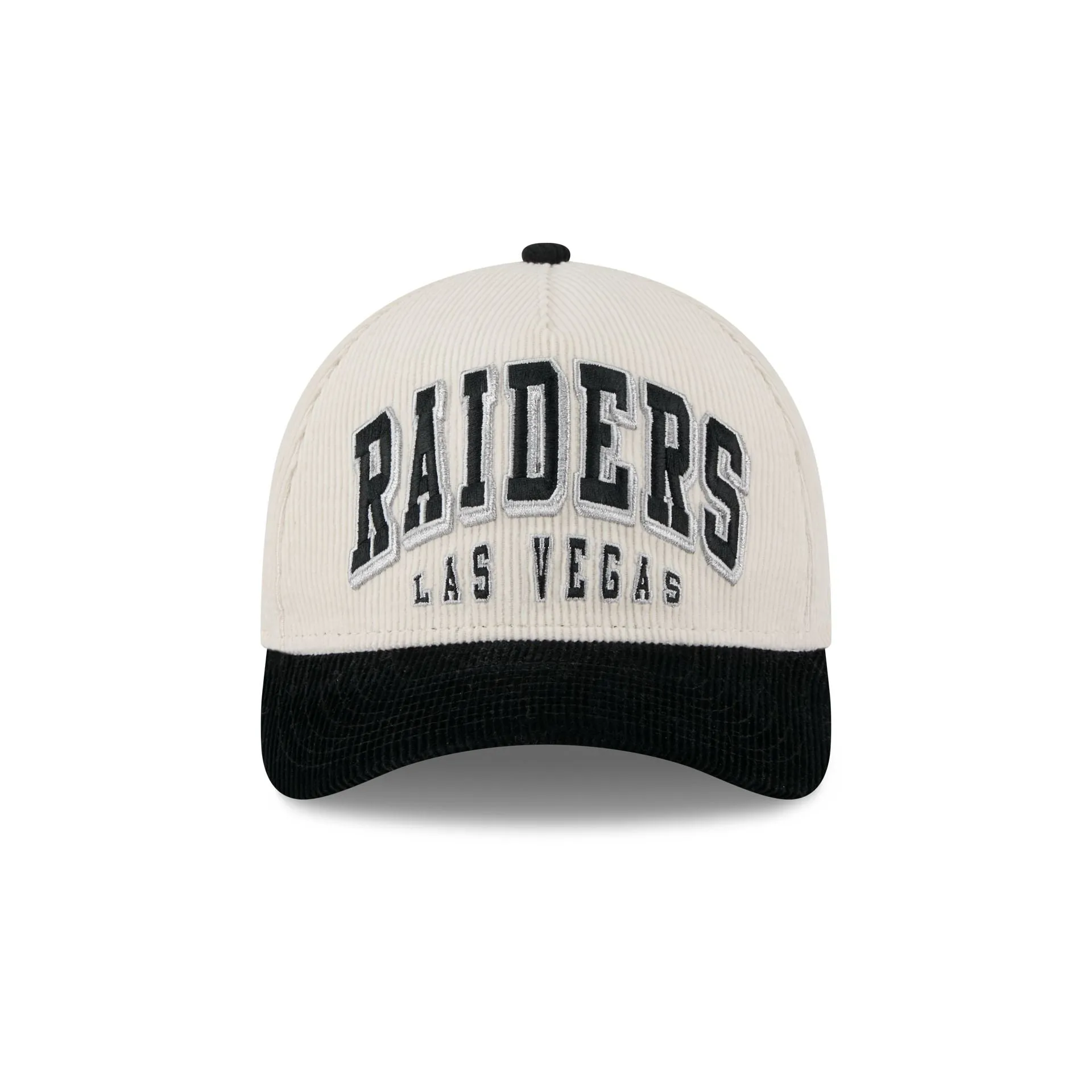 Las Vegas Raiders Stacked Corduroy 9FORTY M-Crown A-Frame Snapback Hat sold by New Era product image thumbnail 2