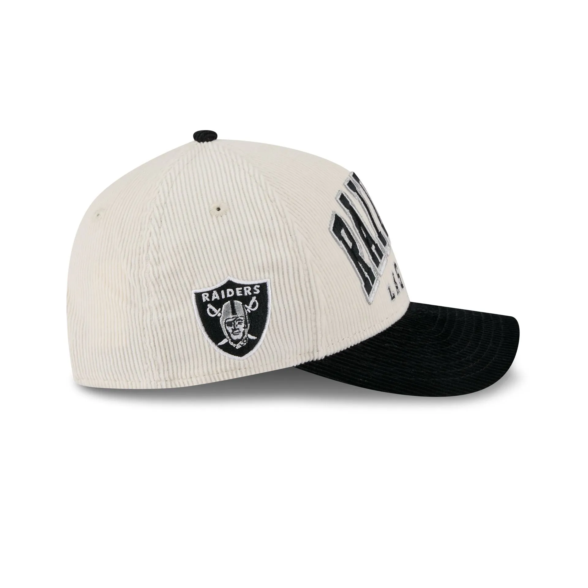 Las Vegas Raiders Stacked Corduroy 9FORTY M-Crown A-Frame Snapback Hat sold by New Era product image thumbnail 4