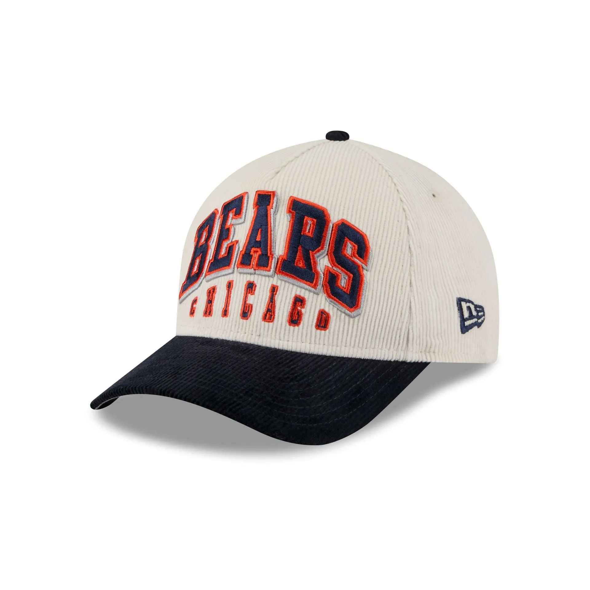 Chicago Bears Stacked Corduroy 9FORTY M-Crown A-Frame Snapback Hat sold by New Era product image thumbnail 3