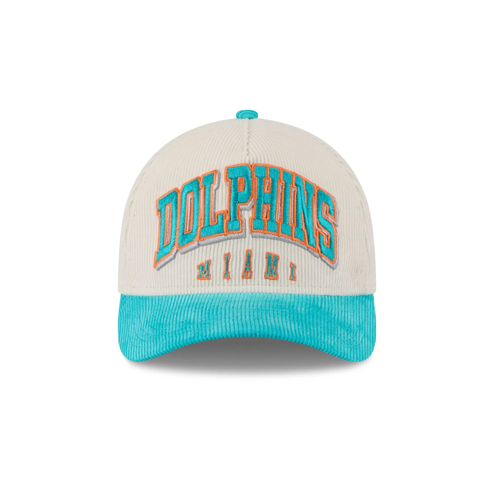 Miami Dolphins Stacked Corduroy 9FORTY M-Crown A-Frame Snapback Hat sold by New Era product image thumbnail 2