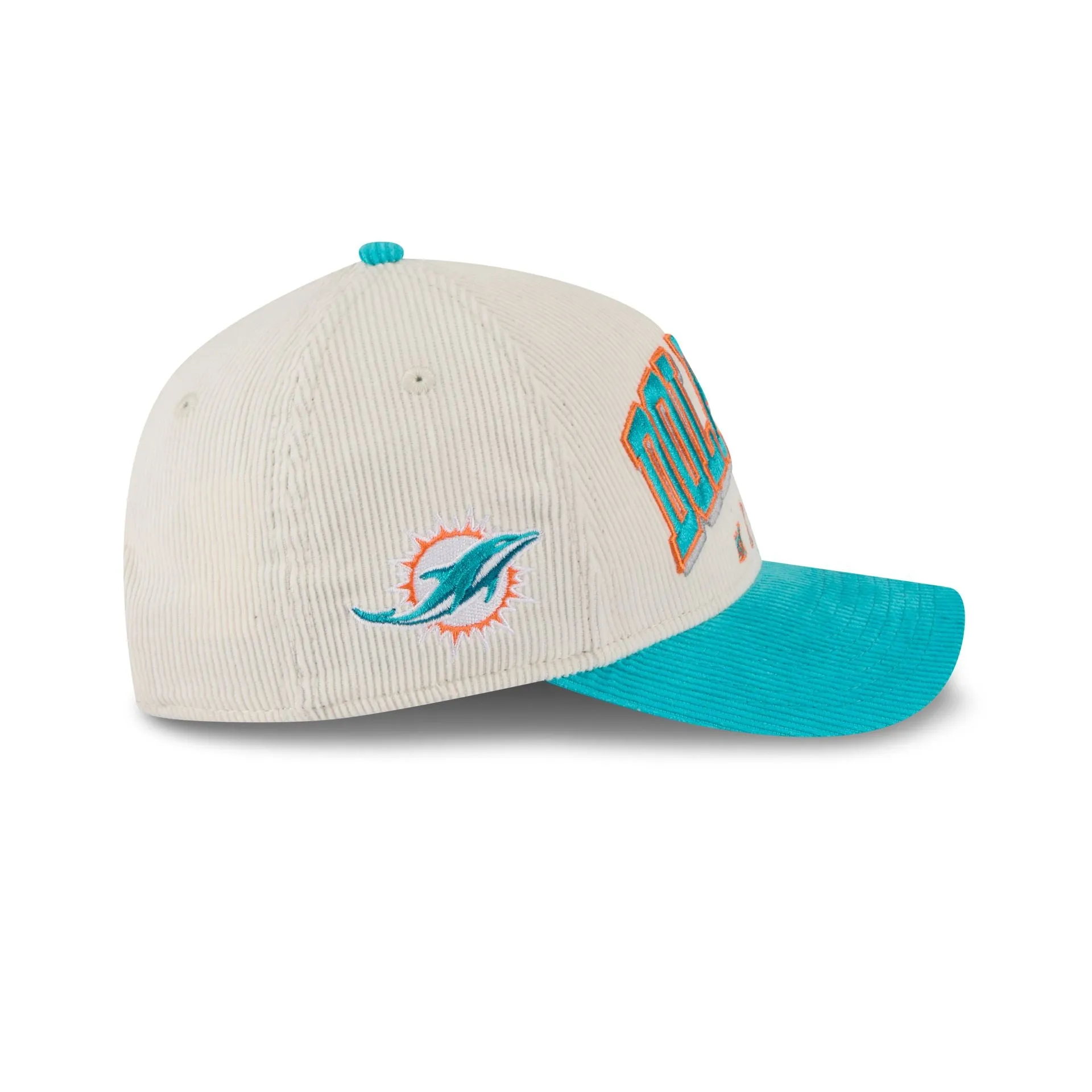 Miami Dolphins Stacked Corduroy 9FORTY M-Crown A-Frame Snapback Hat sold by New Era product image thumbnail 4