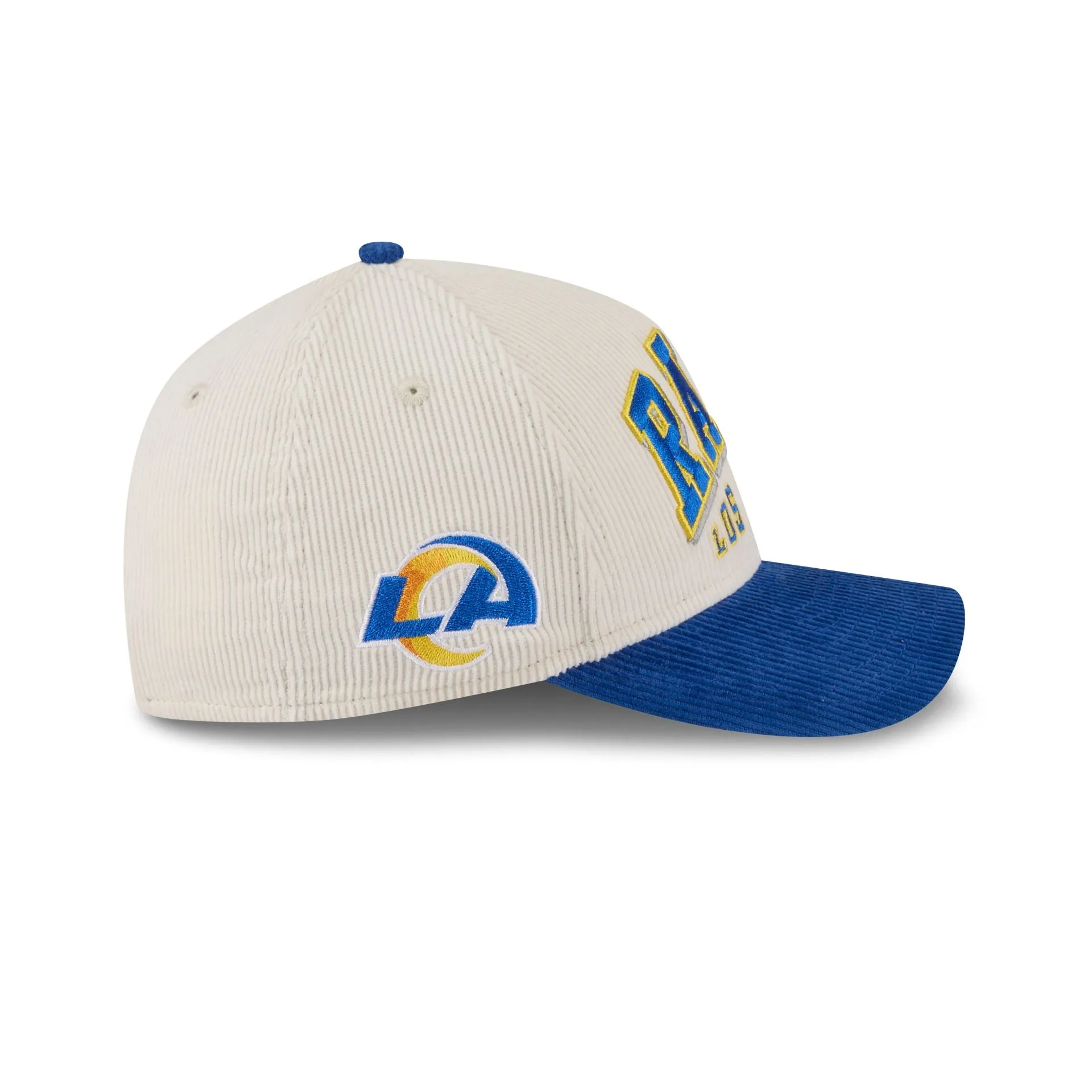 Los Angeles Rams Stacked Corduroy 9FORTY M-Crown A-Frame Snapback Hat sold by New Era product image thumbnail 4