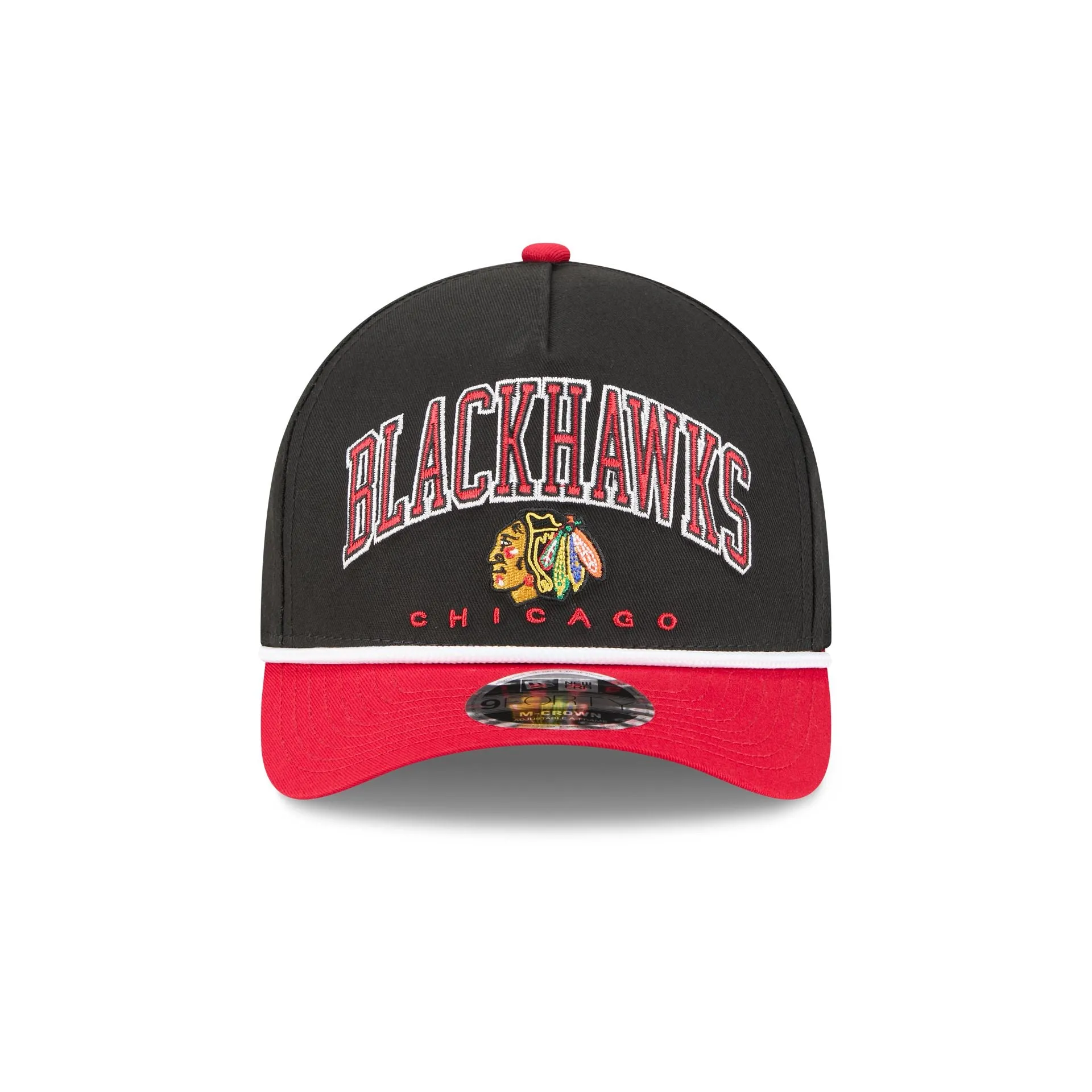 Chicago Blackhawks Arch 9FORTY M-Crown A-Frame Snapback Hat sold by New Era product image thumbnail 2