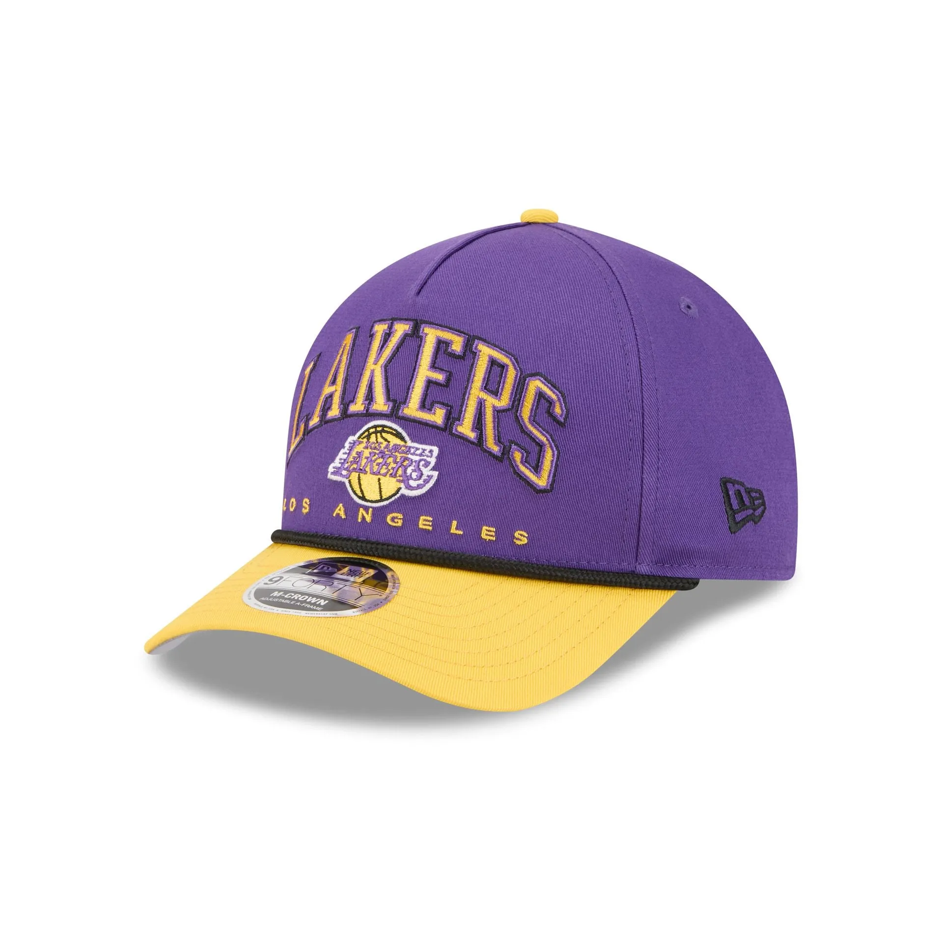 Los Angeles Lakers Arch 9FORTY M-Crown A-Frame Snapback Hat sold by New Era