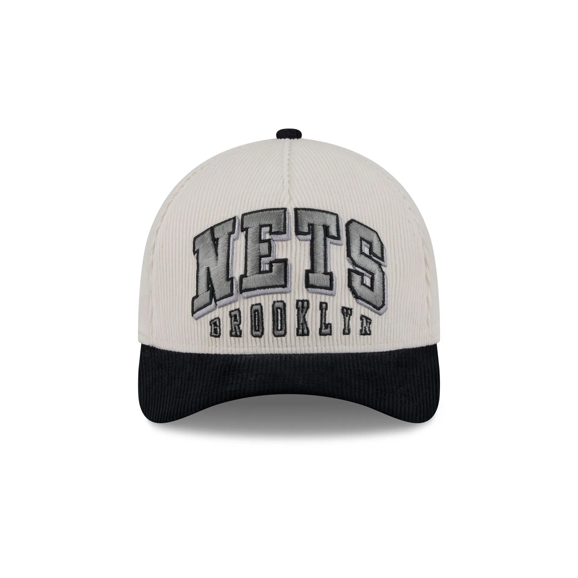 Brooklyn Nets Stacked Corduroy 9FORTY M-Crown A-Frame Snapback Hat sold by New Era product image thumbnail 2