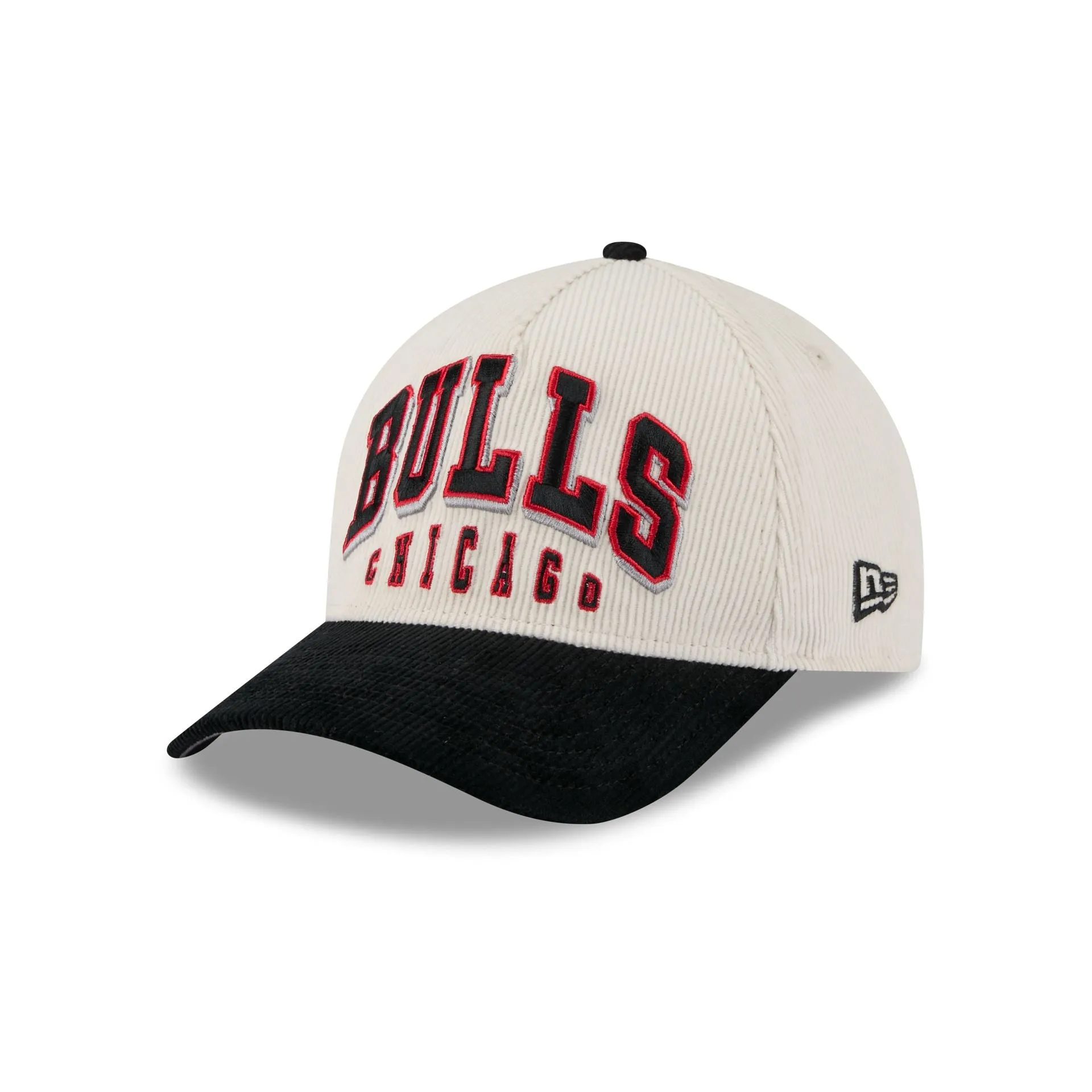Chicago Bulls Stacked Corduroy 9FORTY M-Crown A-Frame Snapback Hat sold by New Era product image thumbnail 3